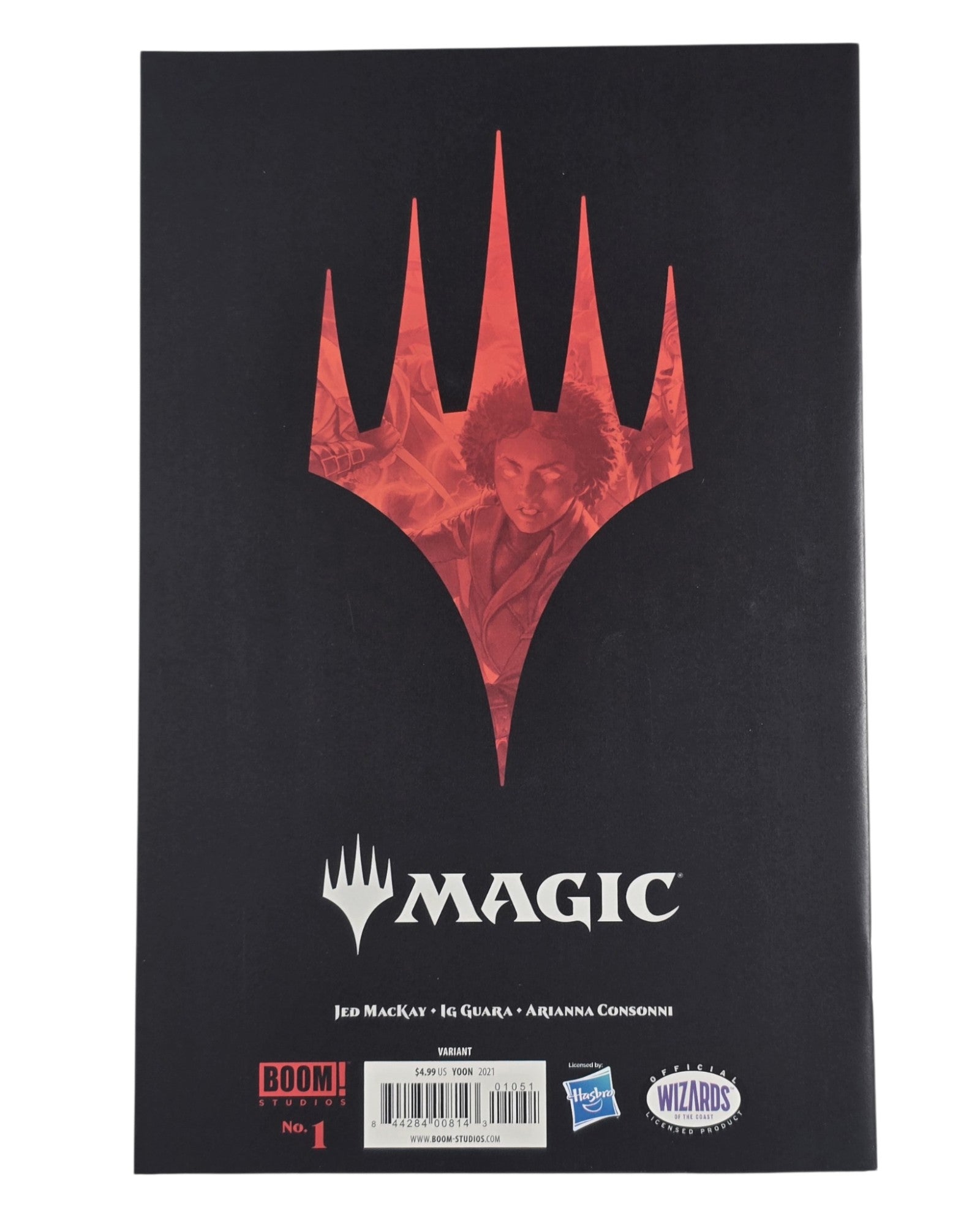 Magic #1E, Junggeun Yoon Cover, BOOM! '21 — back of package