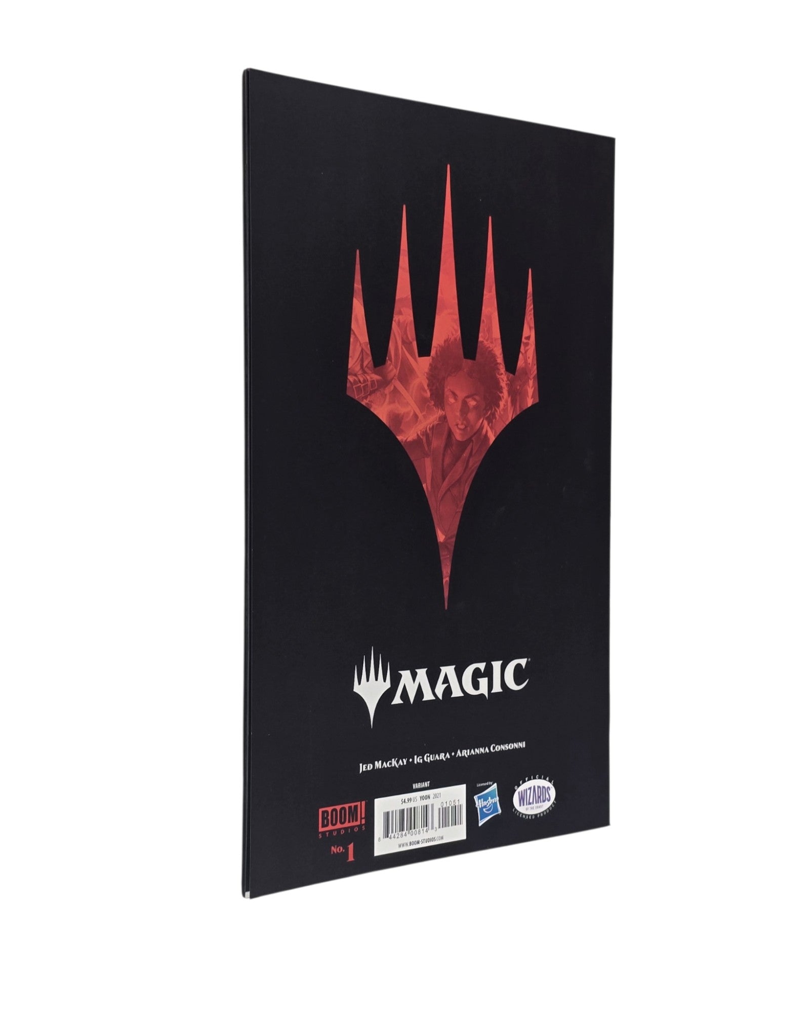 Magic #1E, Junggeun Yoon Cover, BOOM! '21 — back cover, fore edge