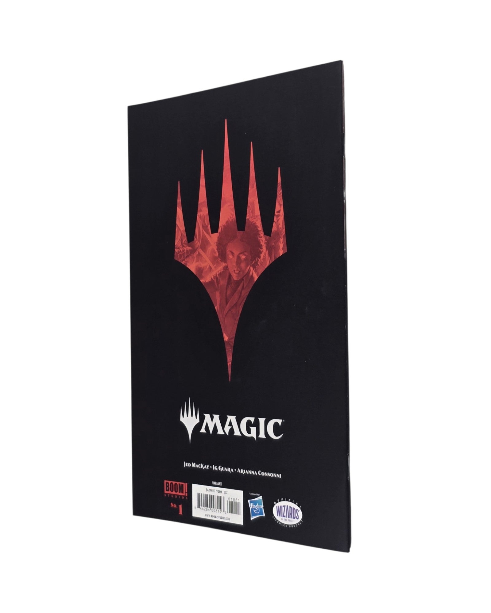 Magic #1E, Junggeun Yoon Cover, BOOM! '21 — back cover, spine edge