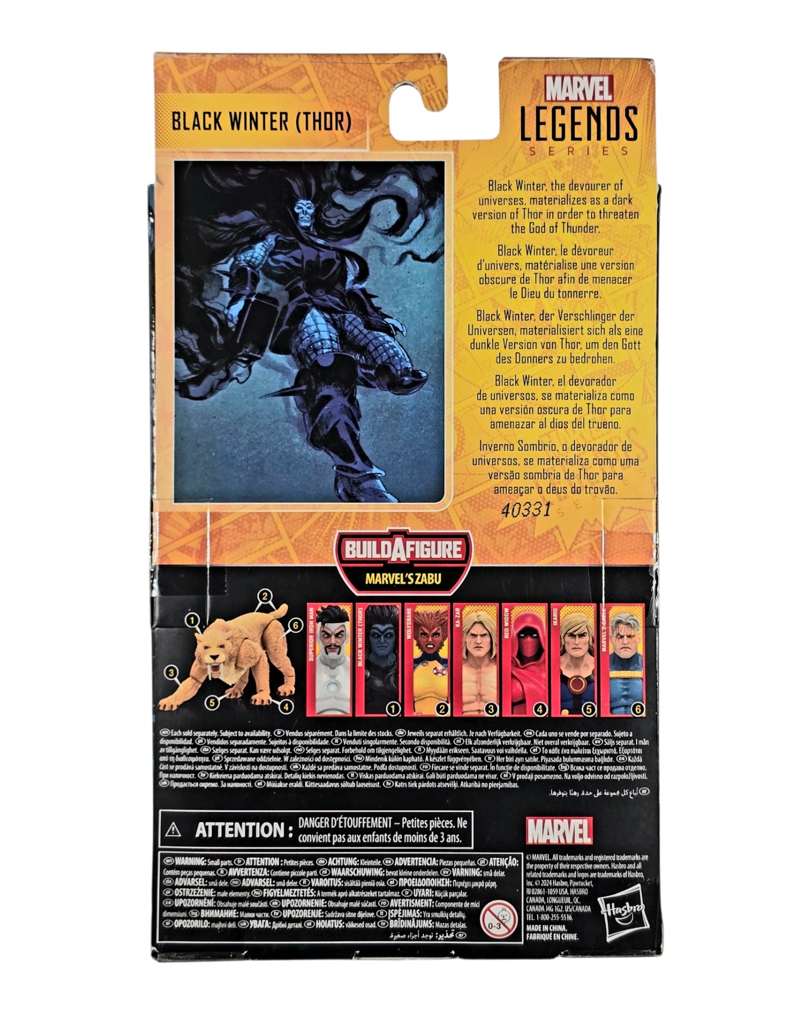 Marvel Legends Series Black Winter (Thor), Hasbro '24