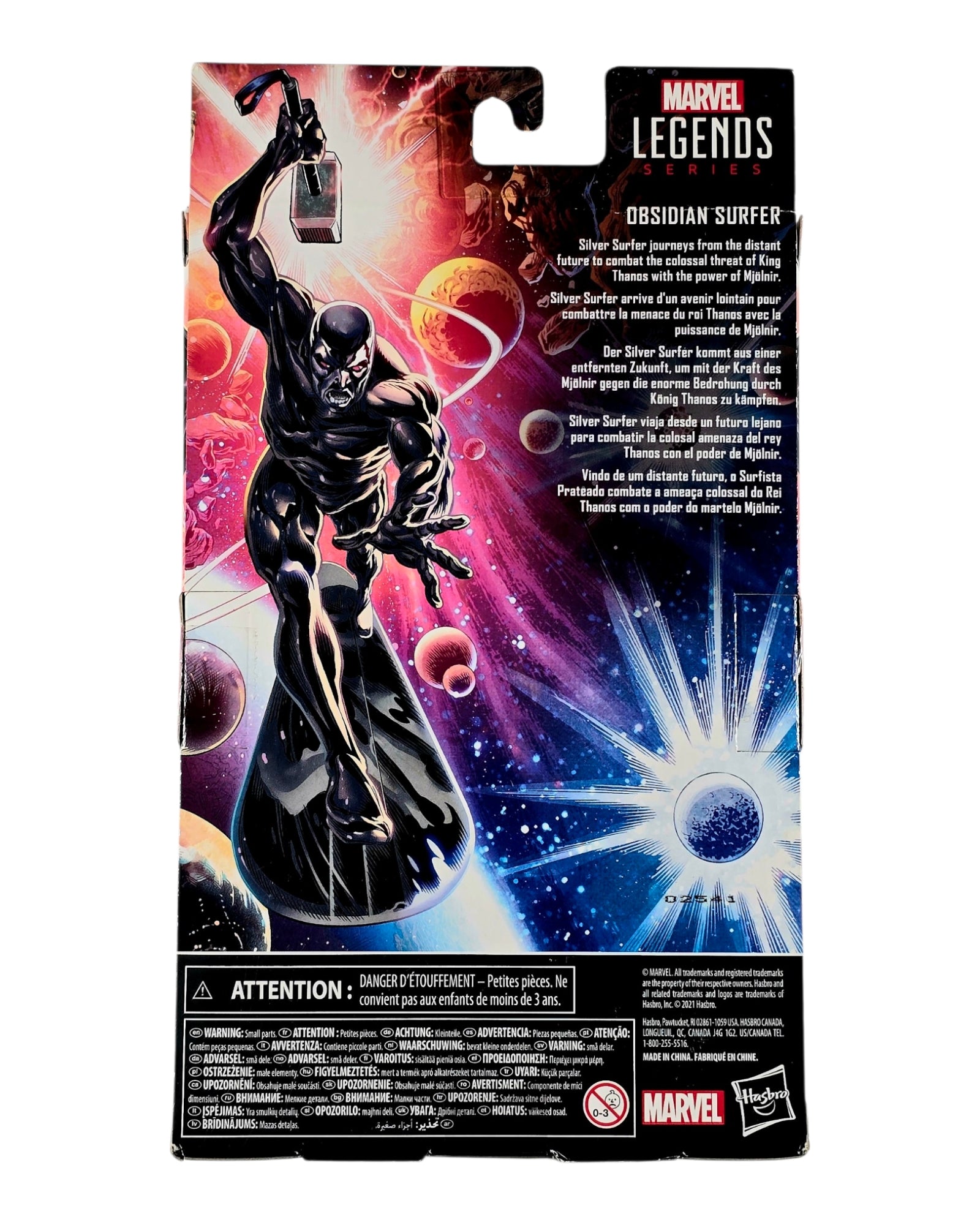 Marvel Legends Obsidian Surfer with Mjolnir, Walgreens Exclusive '21
