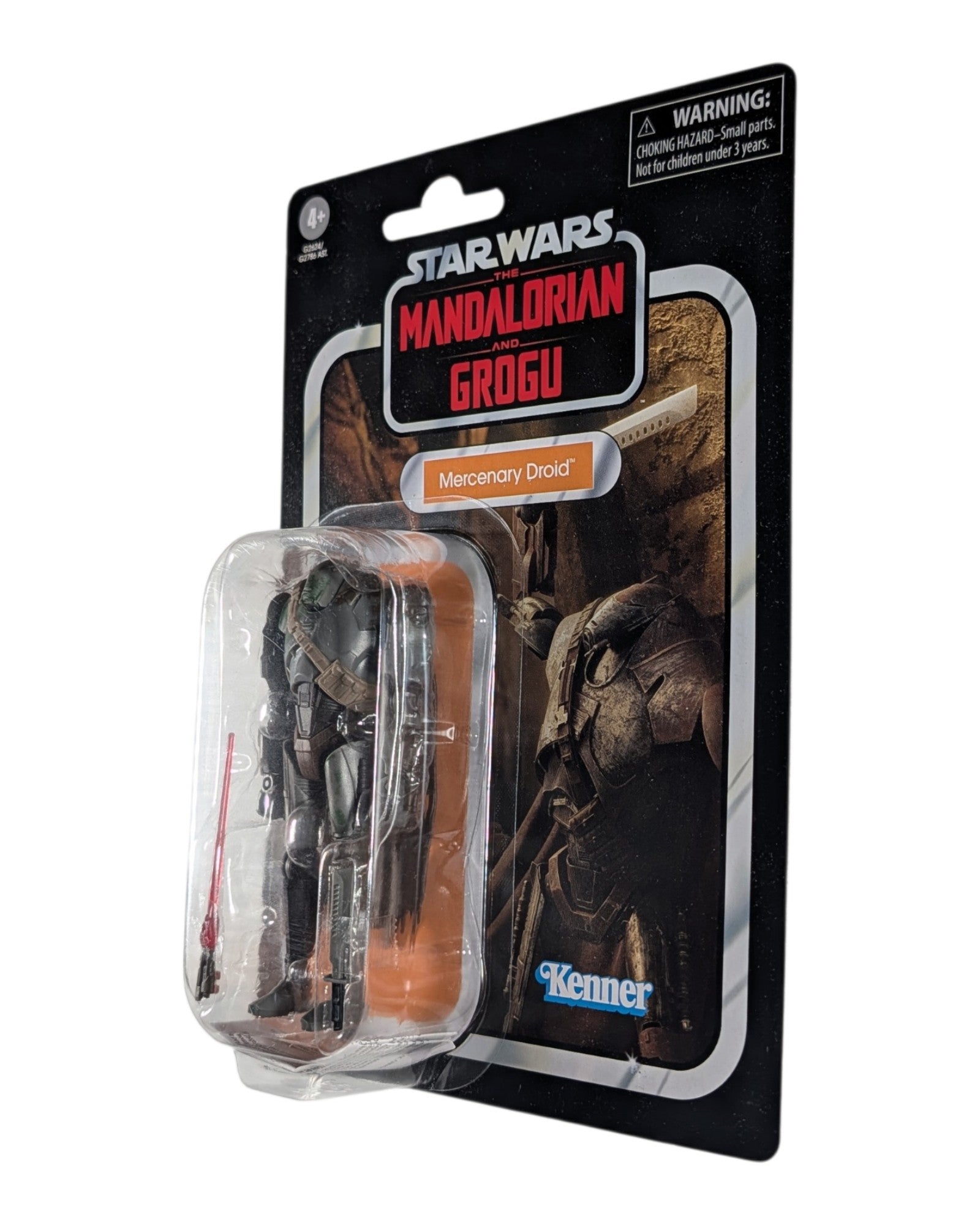 Star Wars Vintage Collection VC407 Mercenary Droid, Hasbro '26 — right edge of package