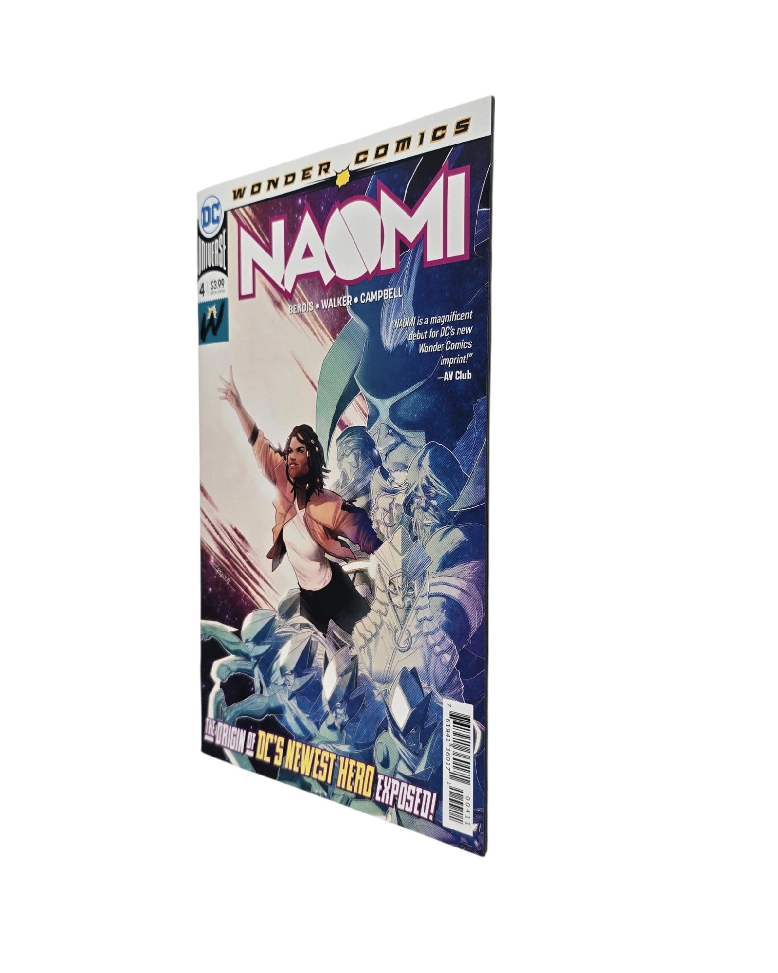 Naomi #4A, Jamal Campbell Cover, DC '19 — front cover, fore edge