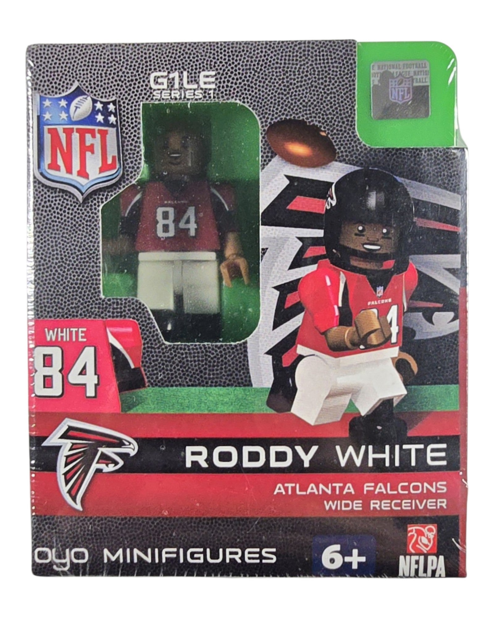 NFL OYO Falcons Lot of 3: Gonzalez, Jackson, White, OYO Sportstoys '13: Roddy White, front of package