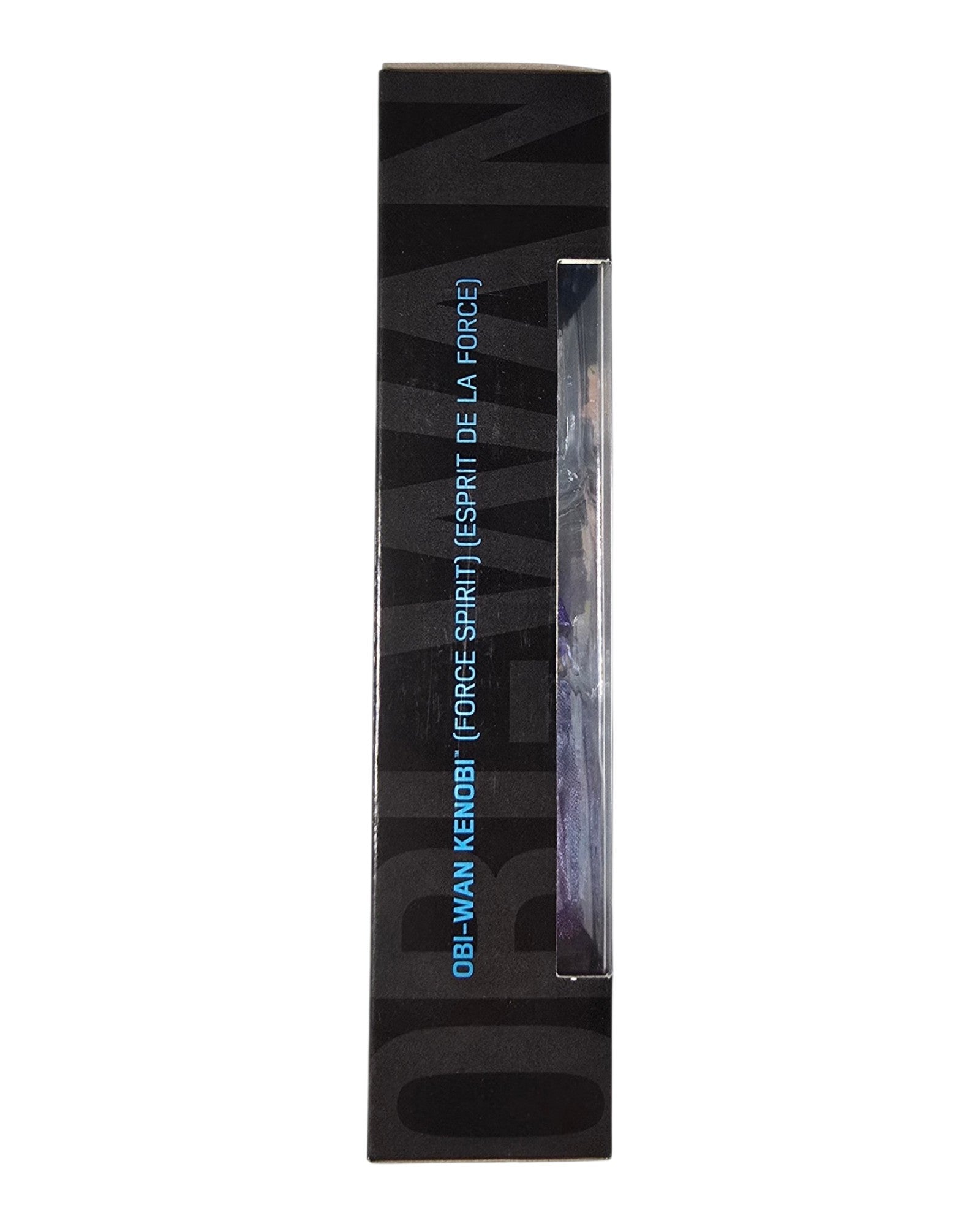 Star Wars The Black Series Obi-Wan Kenobi (Force Spirit), Hasbro '17 — left edge of package