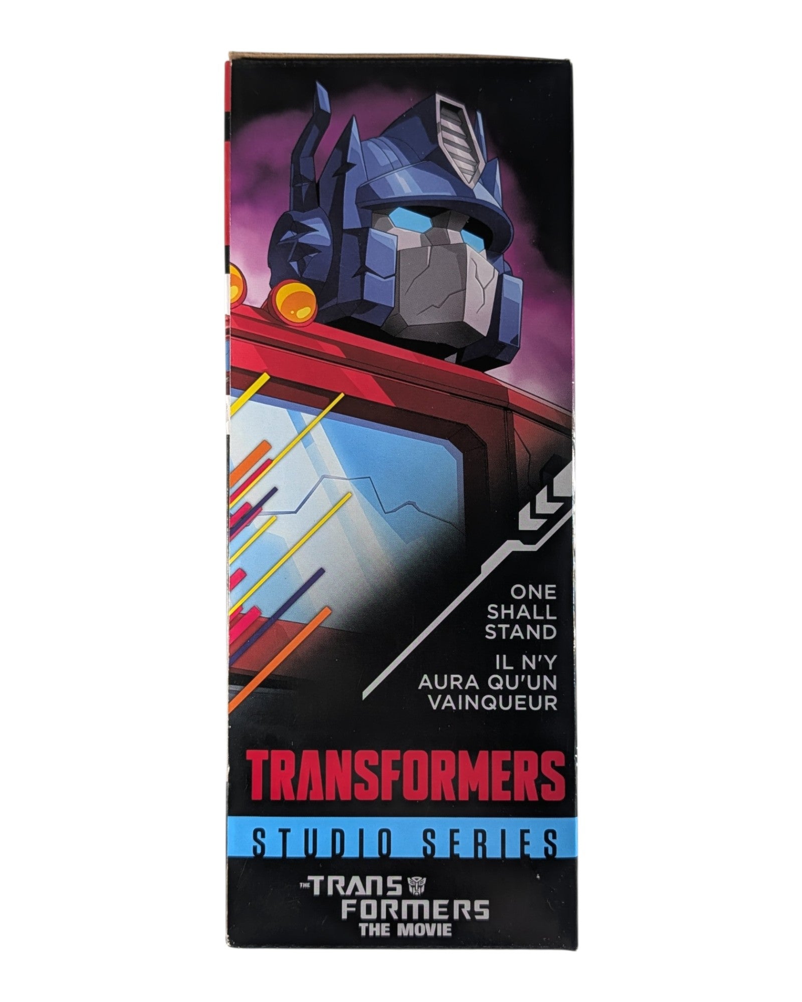Transformers Studio Series Optimus Prime, Target Excl., Hasbro '26 — left edge of package