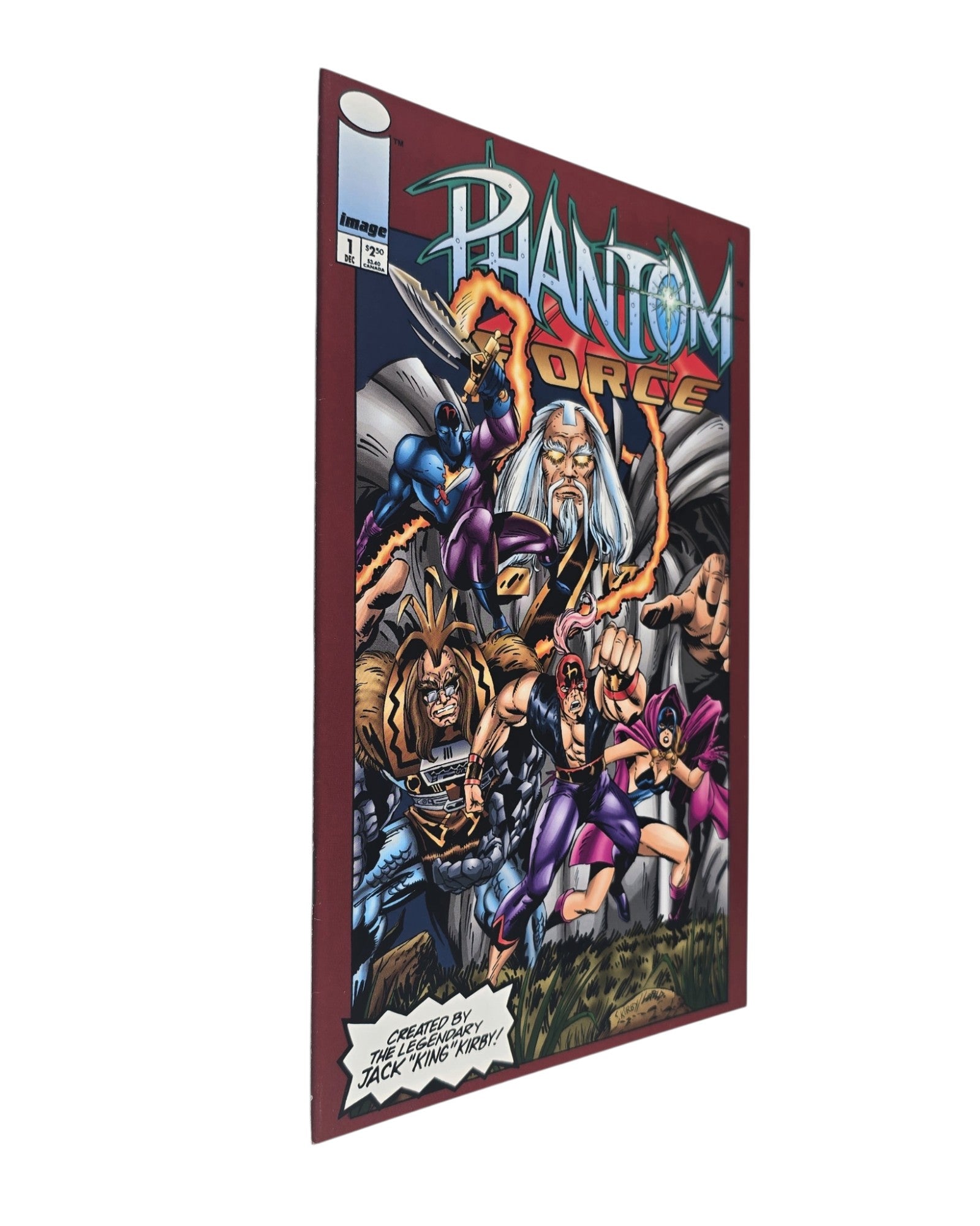 Phantom Force #1, Image '93 — front cover, spine edge