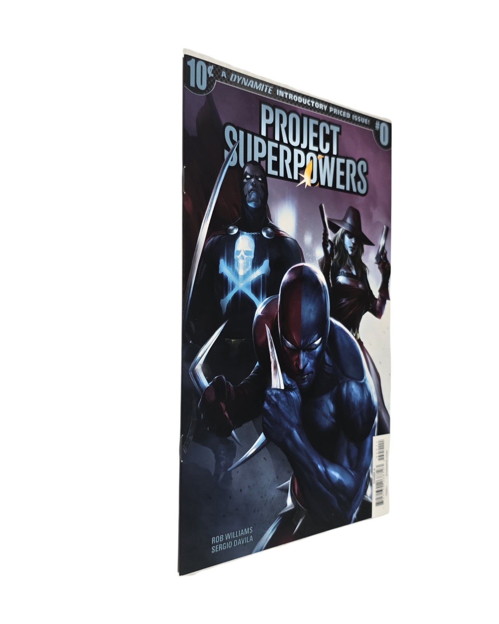 Project Superpowers: Ch. Three #0A, Francesco Mattina Cover, Dynamite '18 — front cover, spine edge