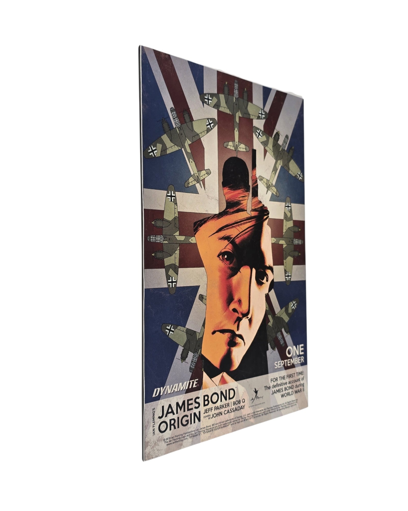 Project Superpowers: Ch. Three #0A, Francesco Mattina Cover, Dynamite '18 — back cover, fore edge