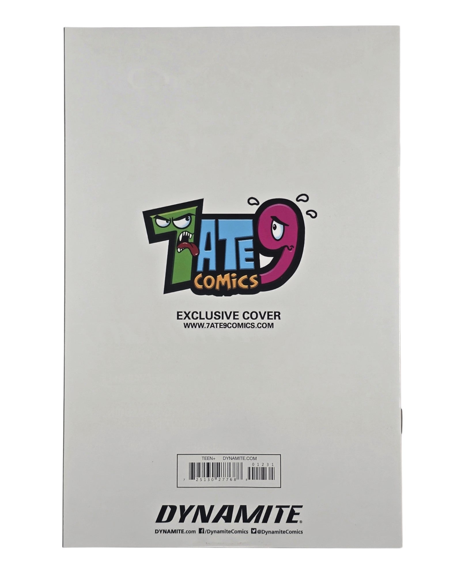 Red Sonja Vol. 5 #1U, 7ate9 Comics Virgin, Jamie Tyndall, Dynamite '19 — back of package