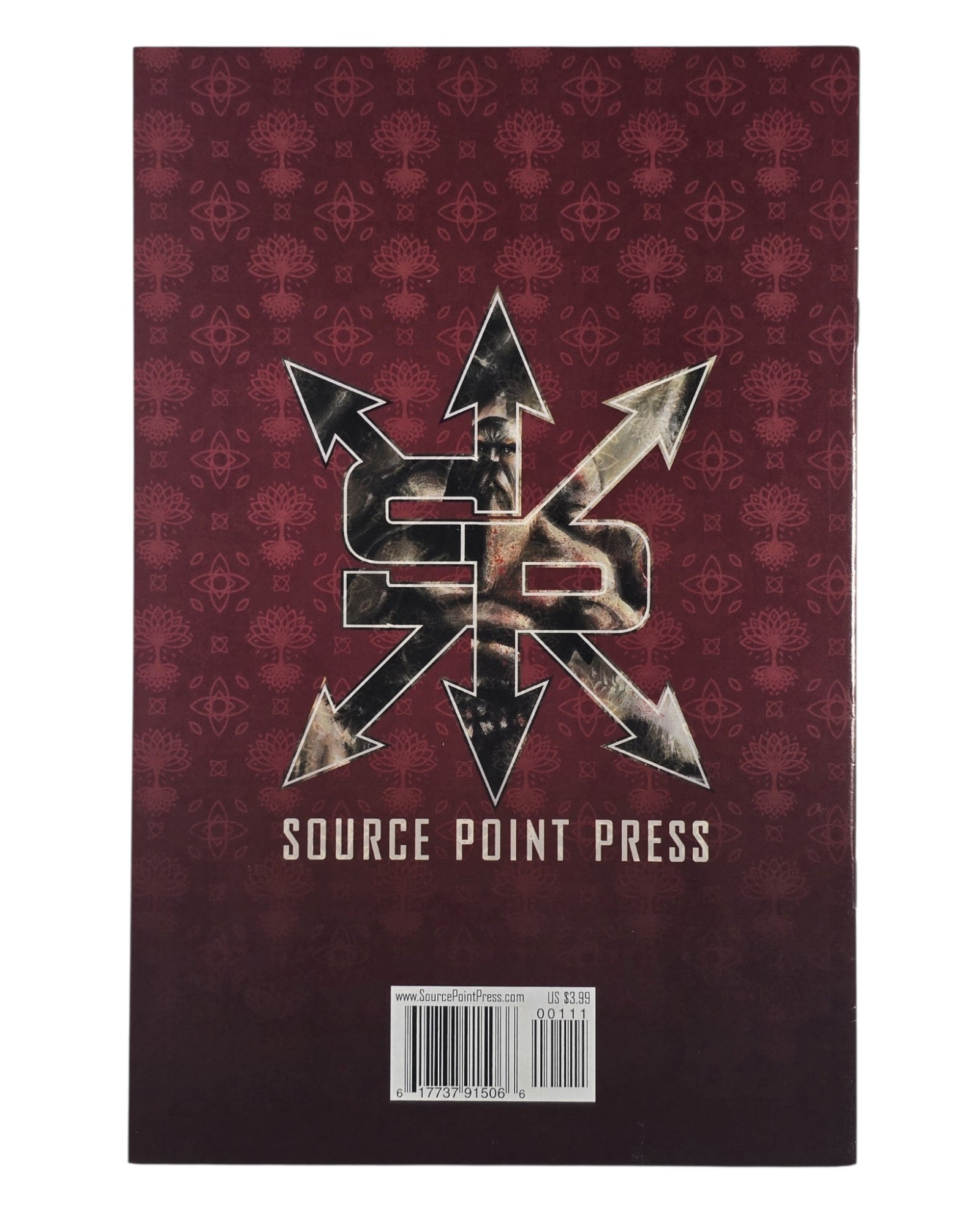 Runes #1, Source Point Press '21 — back of package
