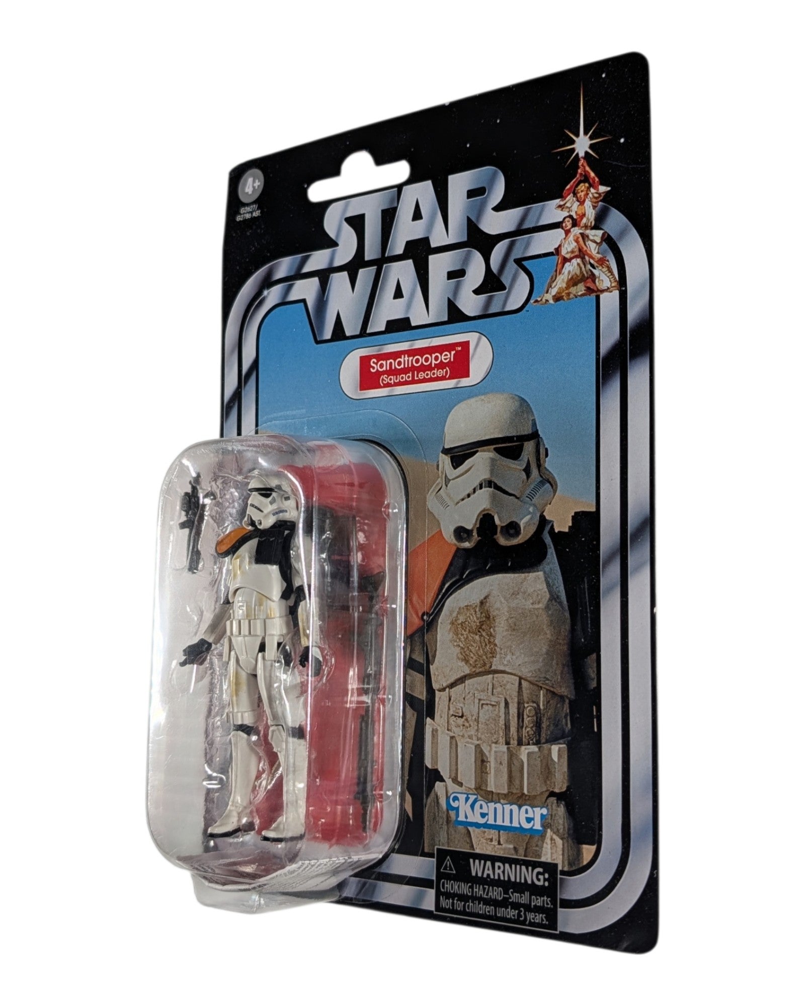 Star Wars Vintage Collection VC409 Sandtrooper (Squad Leader), Hasbro '26 — right edge of package