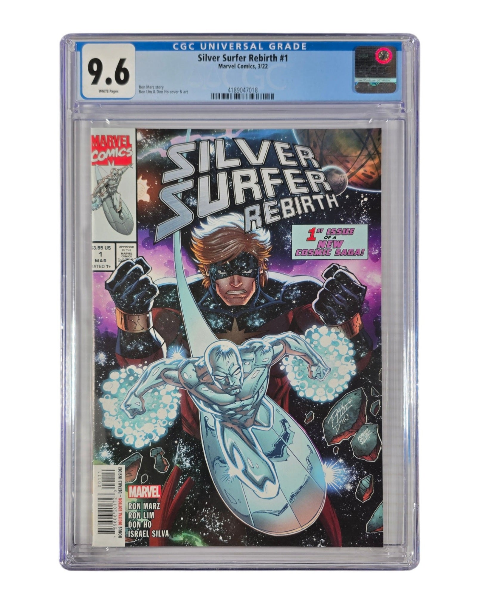 Silver Surfer: Rebirth #1A, Ron Lim Cover, CGC 9.6 (18), Marvel '22