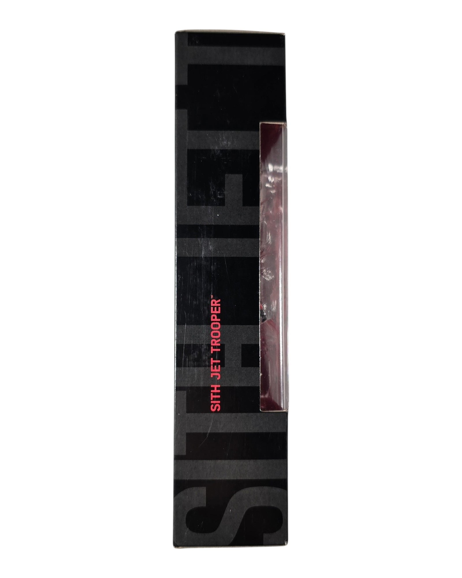 Star Wars The Black Series #106 Sith Jet Trooper, Hasbro '20 — left edge of package