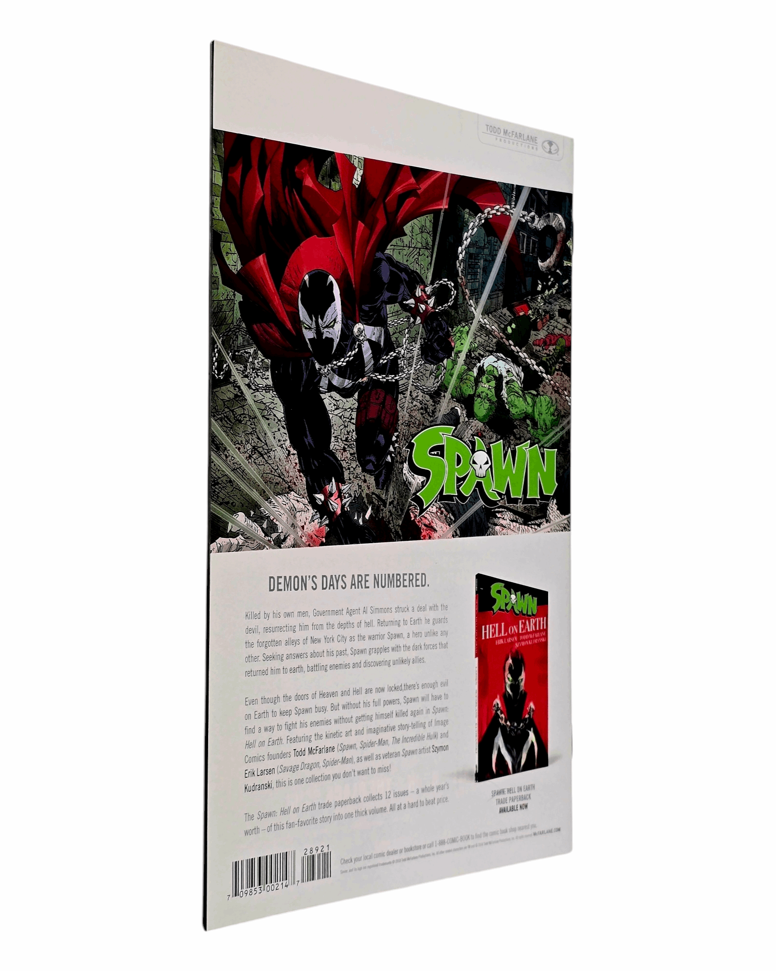 Spawn #289B, Jason Shawn Alexander Sketch Cover, Image '18