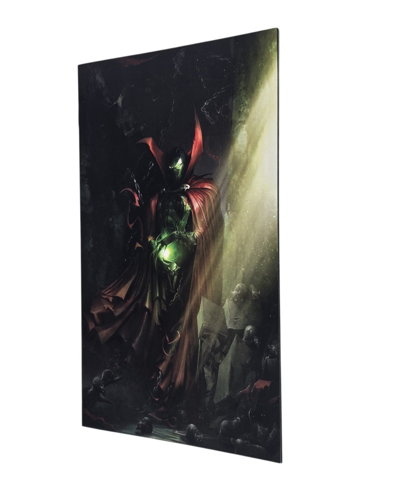 Spawn #291C, Francesco Mattina Virgin Variant, Image '18 — front cover, fore edge