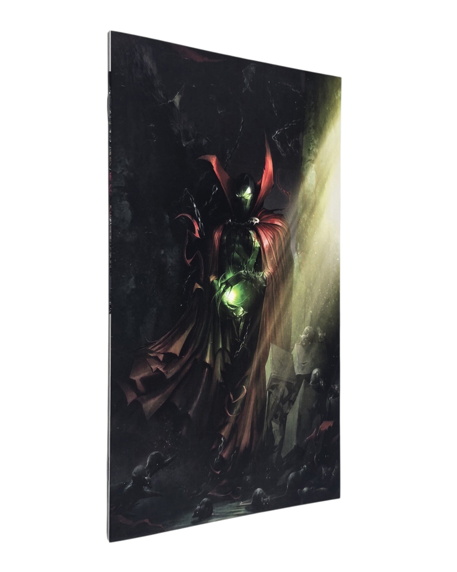 Spawn #291C, Francesco Mattina Virgin Variant, Image '18 — front cover, spine edge