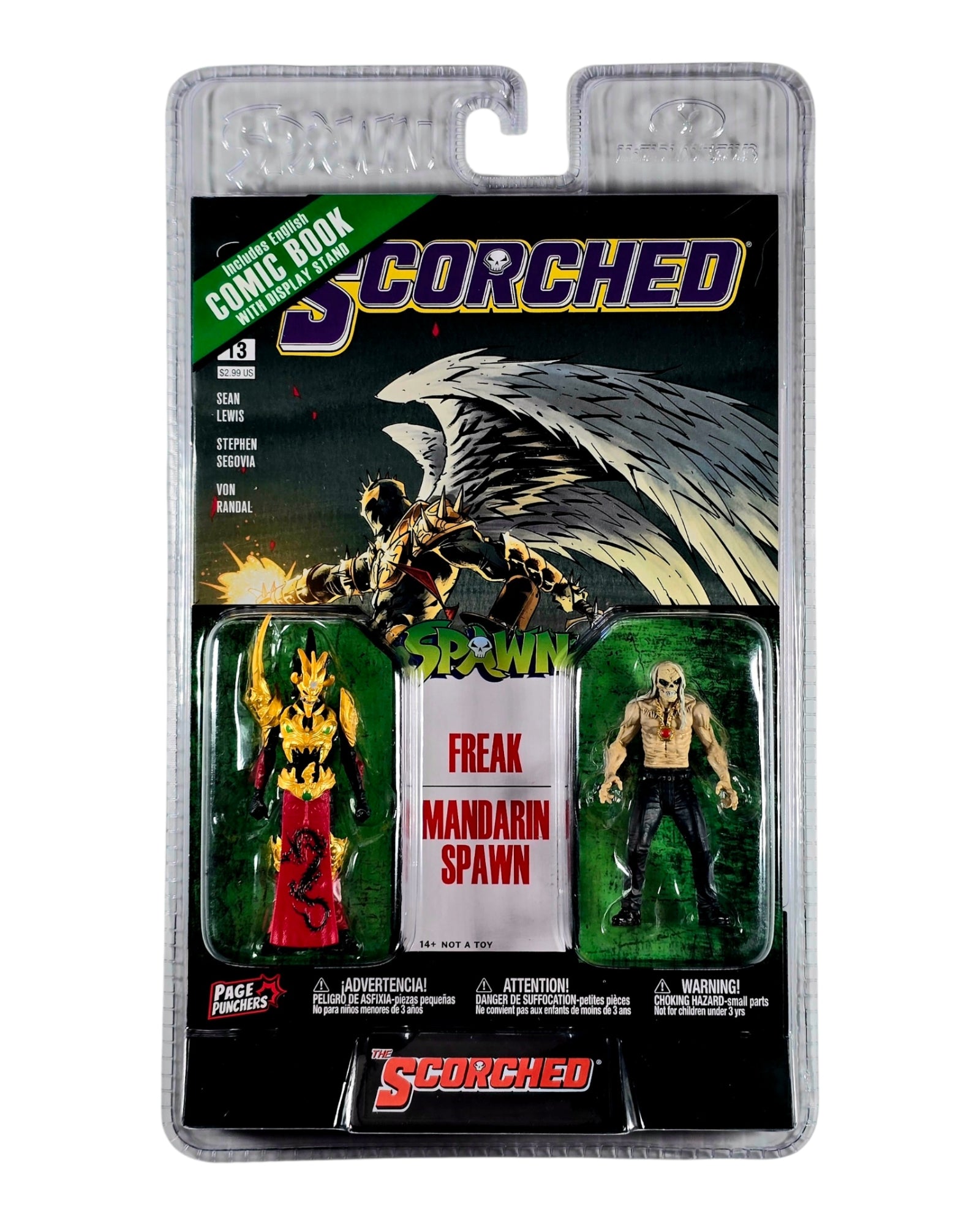 Spawn Page Punchers Freak & Mandarin Spawn 2-Pack w/Comic, McFarlane '23