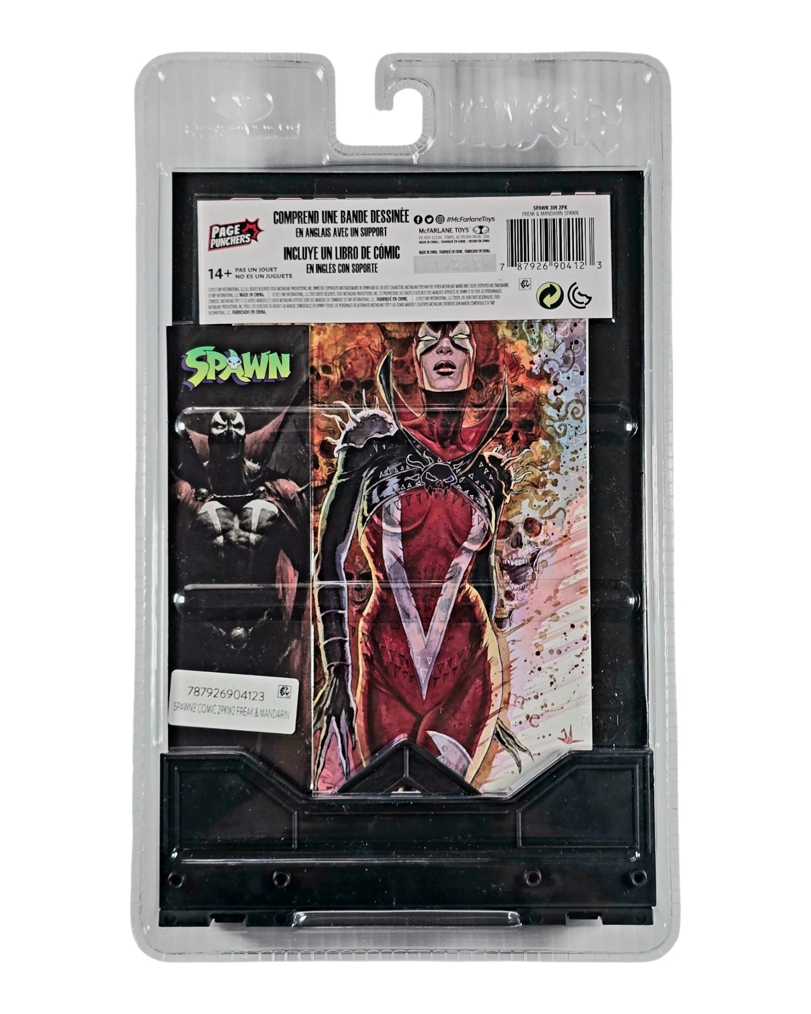 Spawn Page Punchers Freak & Mandarin Spawn 2-Pack w/Comic, McFarlane '23
