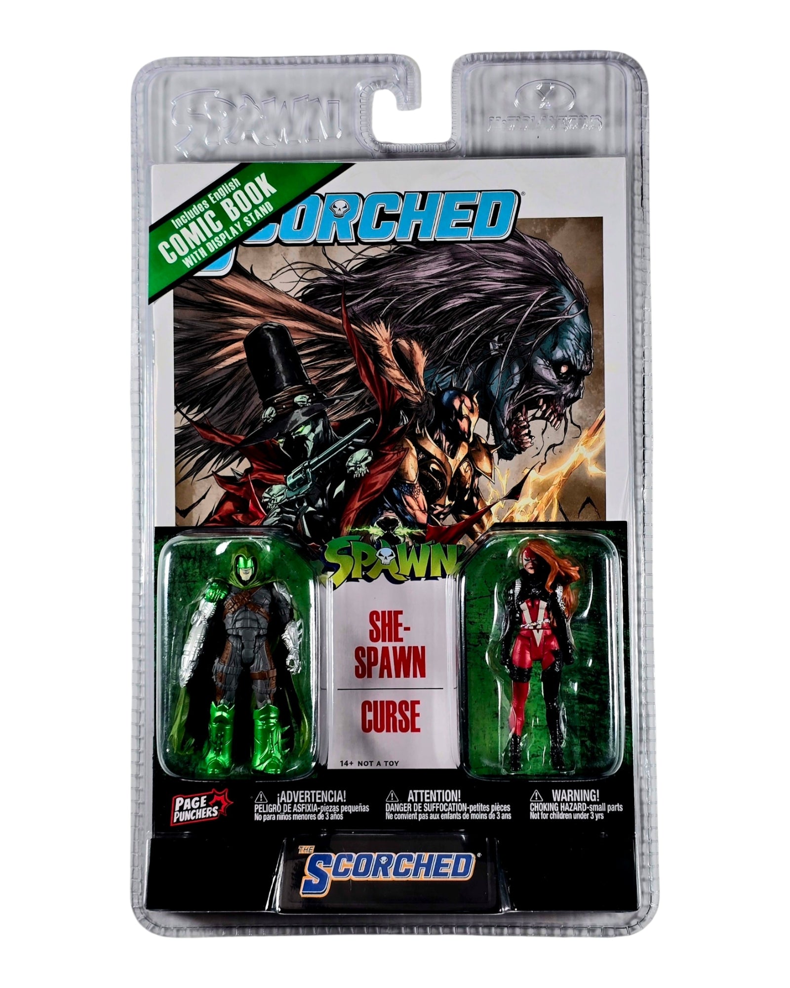 Spawn Page Punchers She-Spawn and Curse 2-Pack w/Comic, McFarlane '23
