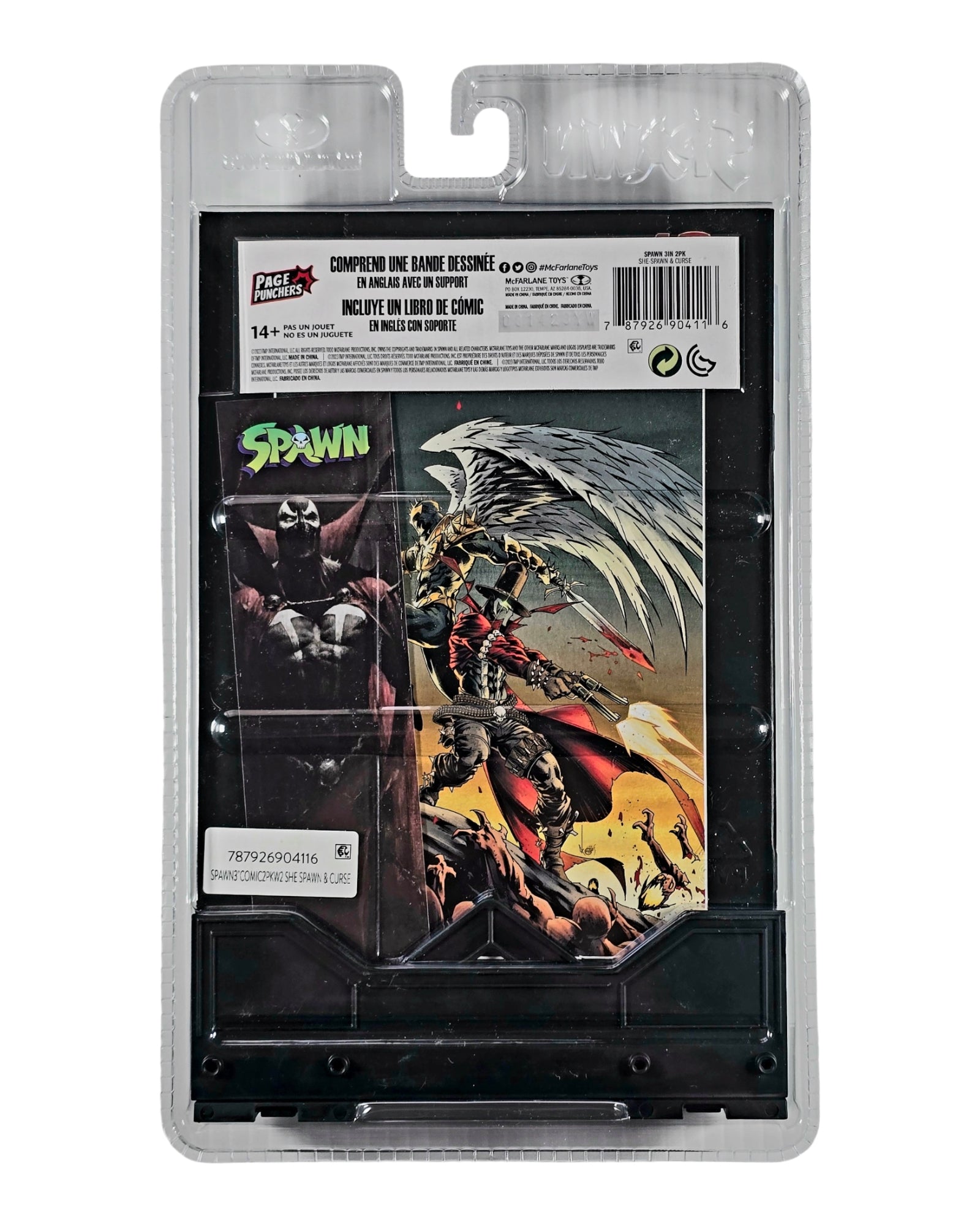 Spawn Page Punchers She-Spawn and Curse 2-Pack w/Comic, McFarlane '23