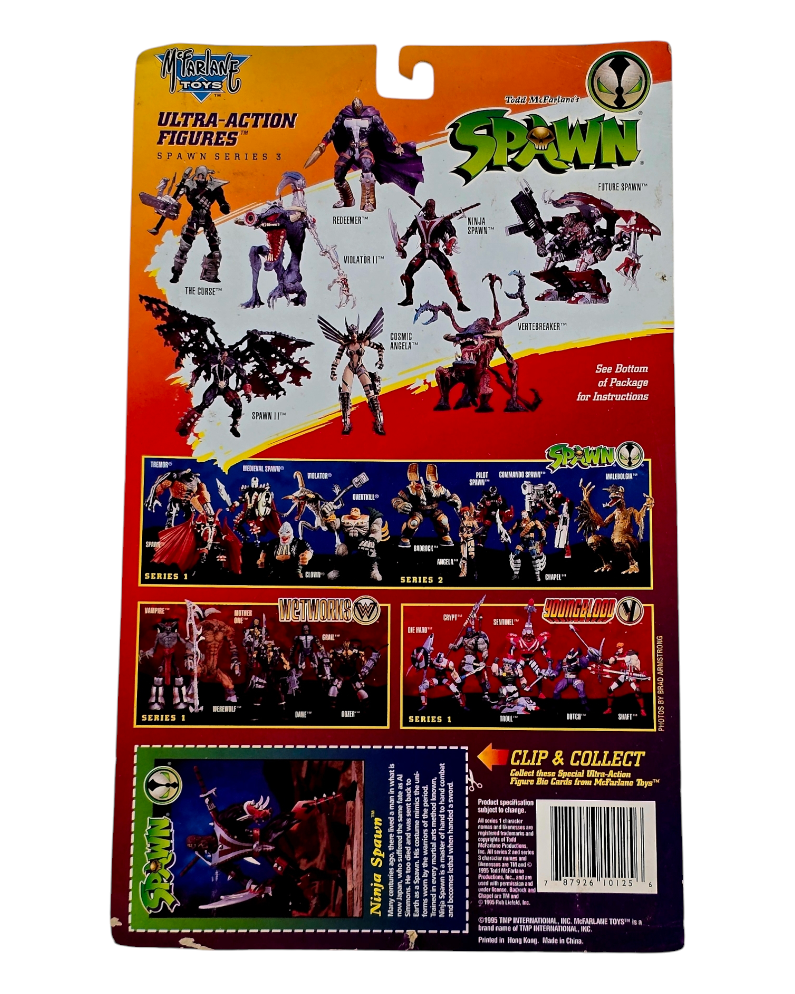 Spawn Series 3 Deluxe Edition Ninja Spawn, McFarlane Toys '95