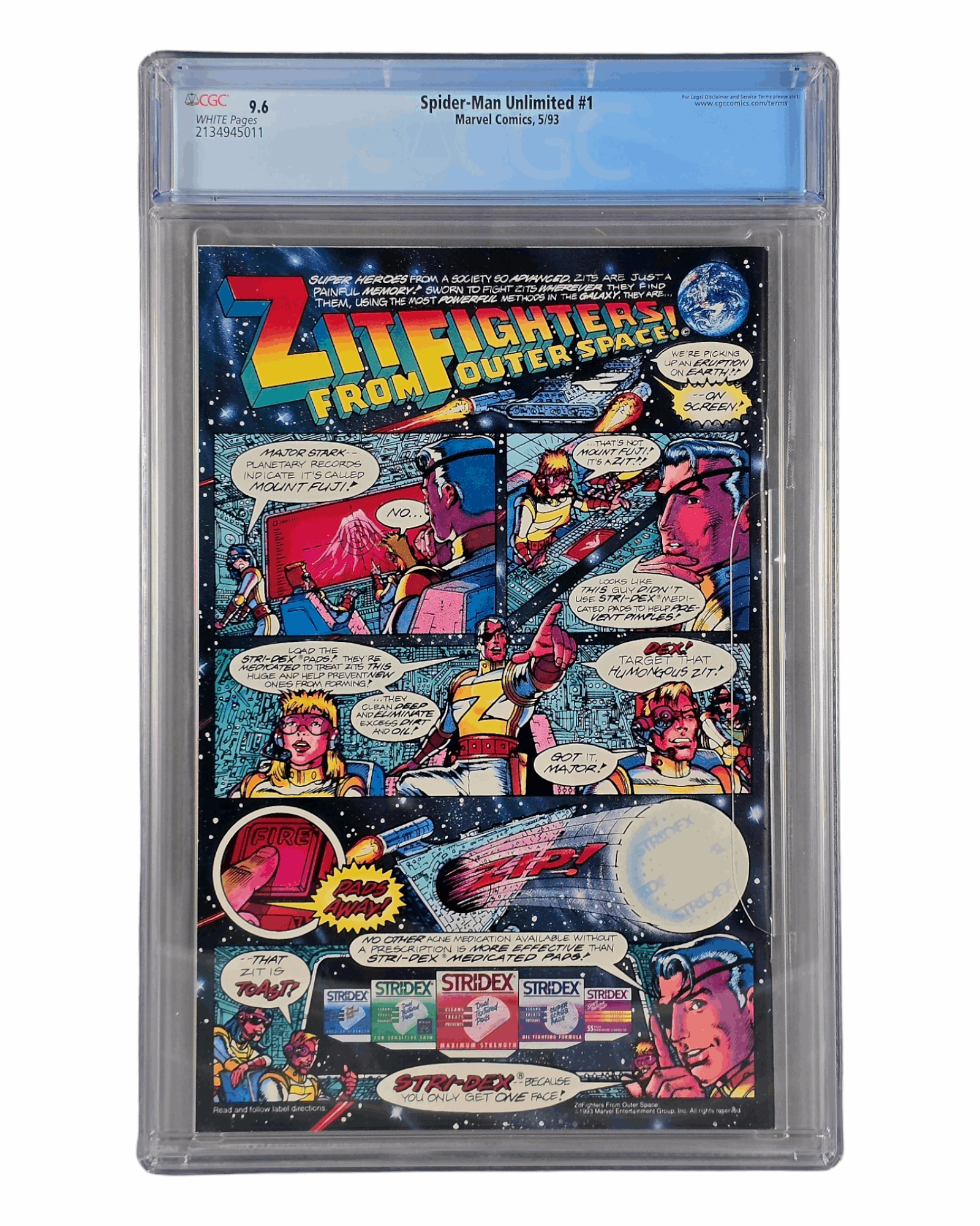 Spider-Man Unlimited v1 #1, CGC 9.6 (11), Marvel '93