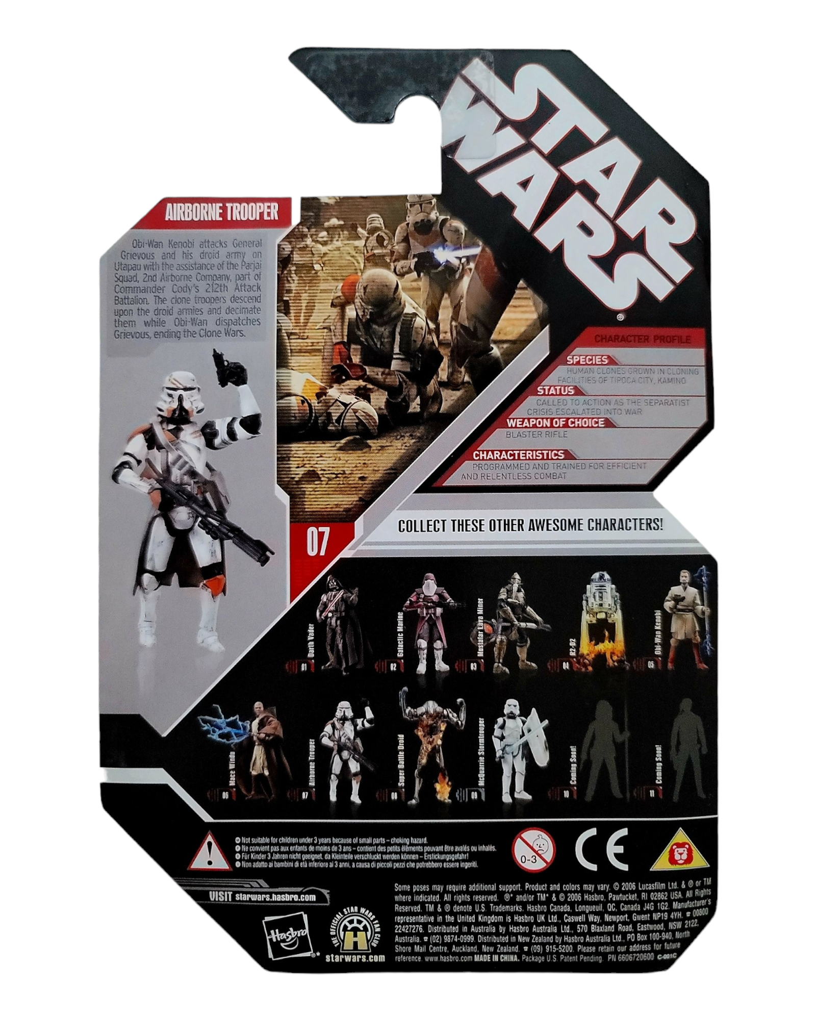 Star Wars 30th Anniversary Collection #07 Airborne Trooper