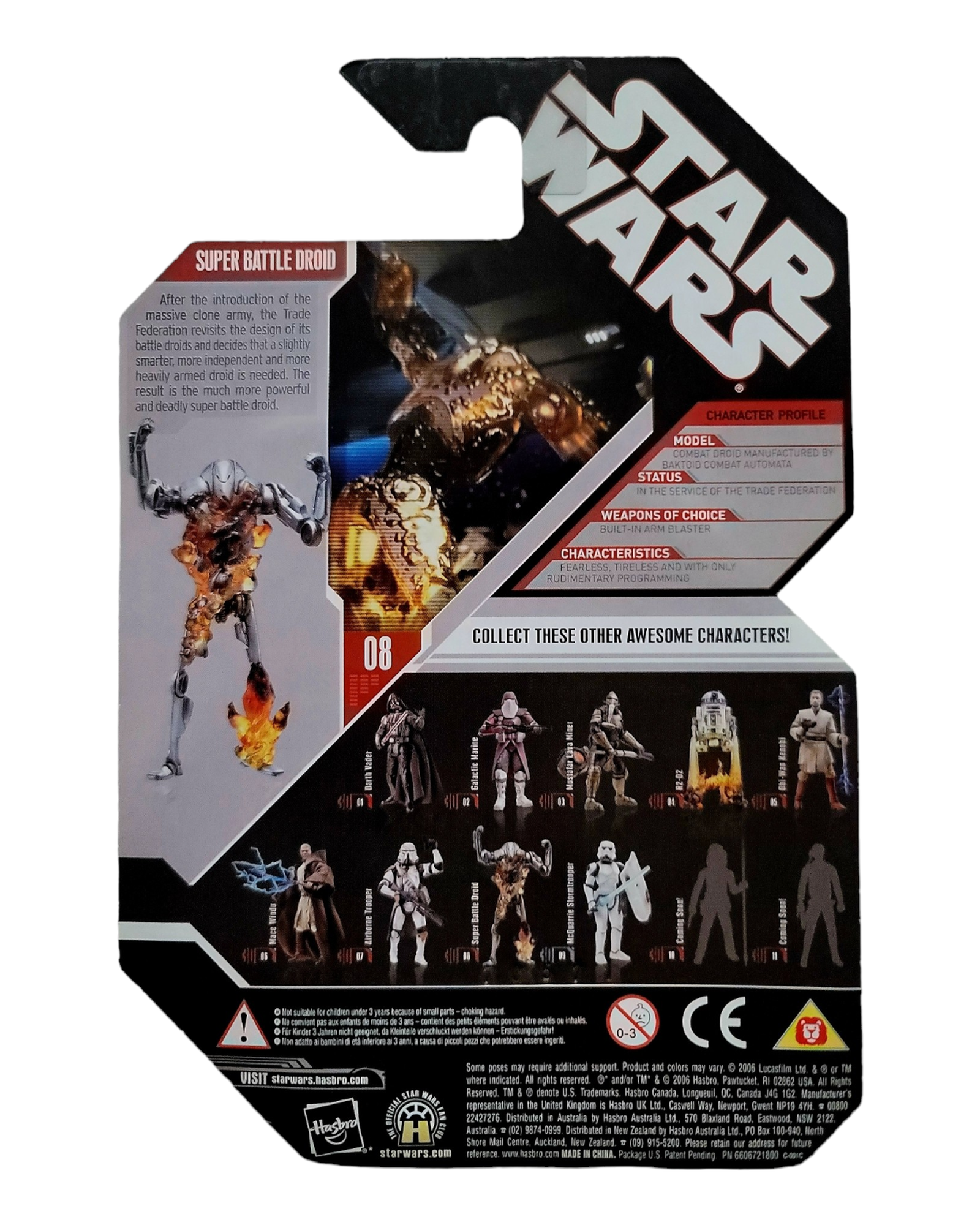 Star Wars 30th Anniversary Collection #08 Super Battle Droid, Hasbro '07