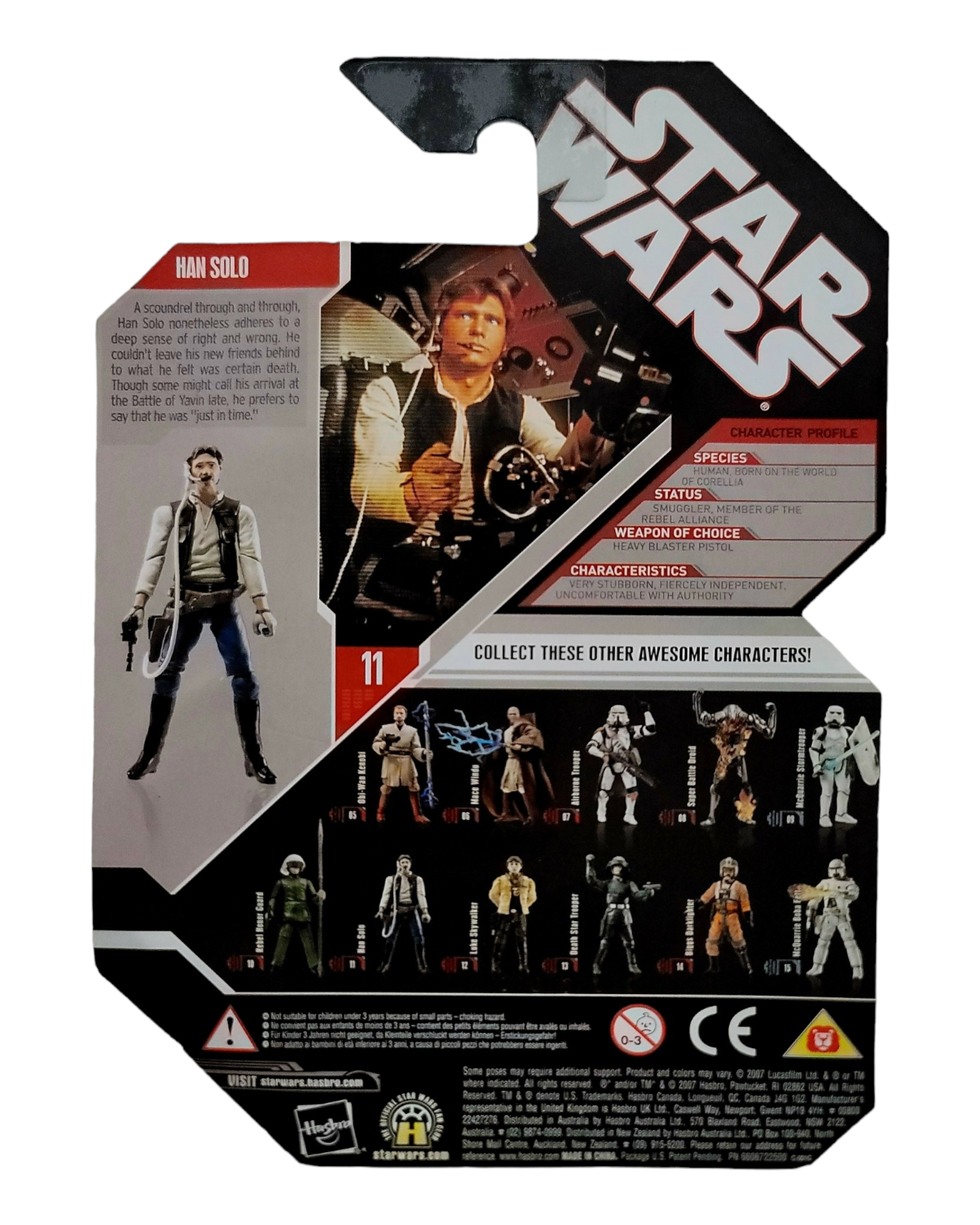 Star Wars 30th Anniversary Collection #11 Han Solo, Hasbro '07