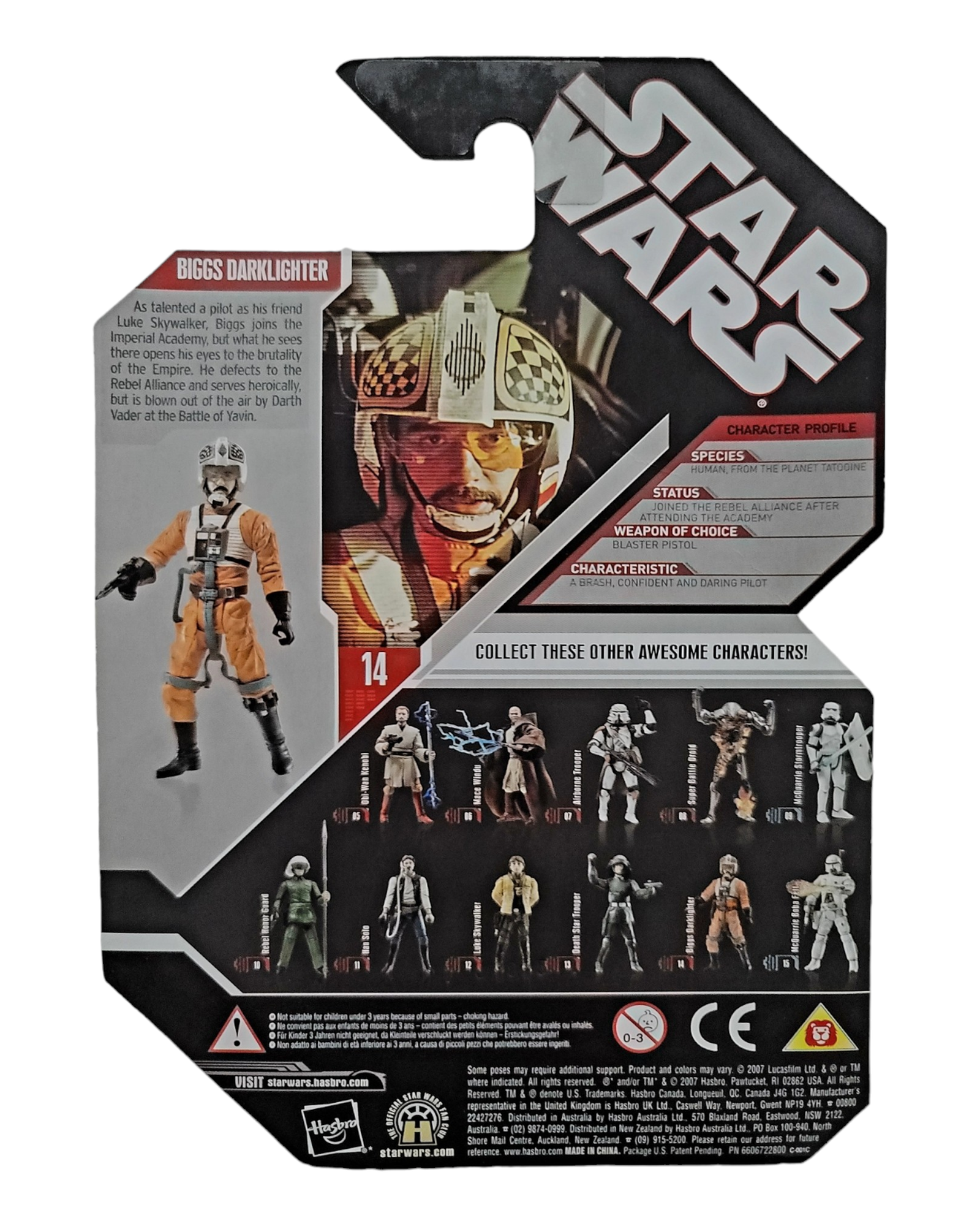 Star Wars 30th Anniversary Collection #14 Biggs Darklighter, Hasbro '07