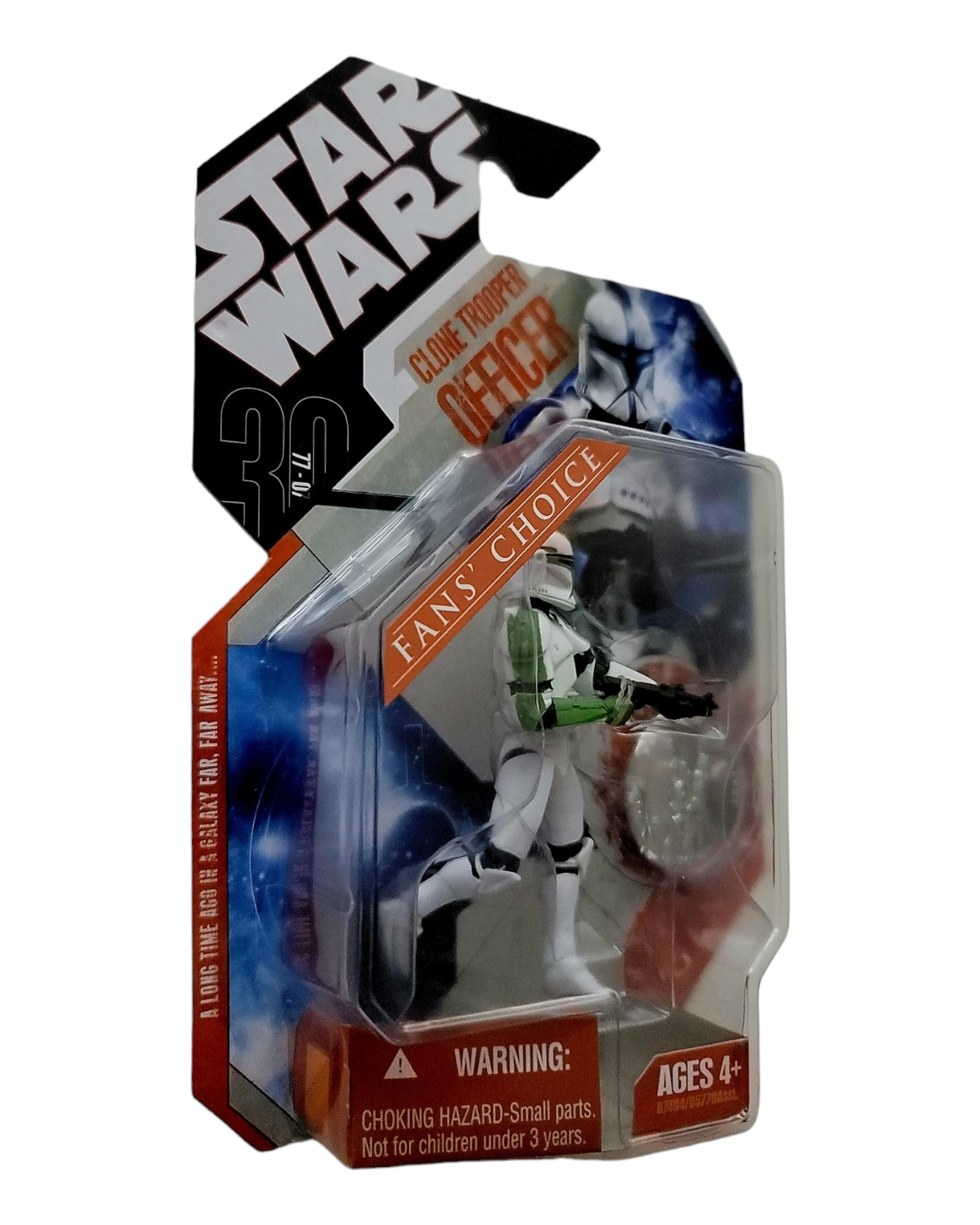 Star Wars 30th Anniversary Collection Saga Legends Clone Trooper Officer, Green, Hasbro '07
