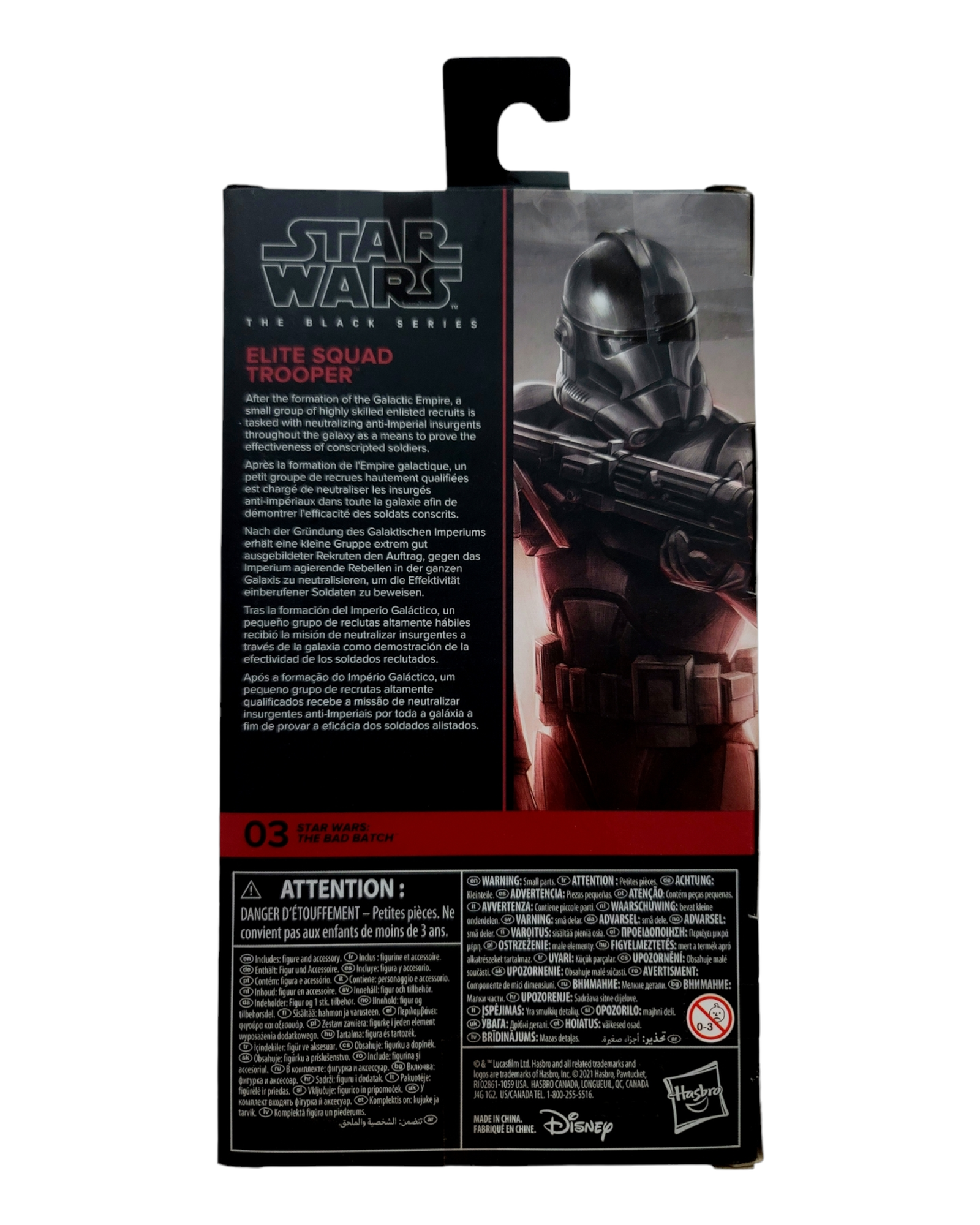 Star Wars Black Series: Bad Batch #03 Elite Squad Trooper, Hasbro '21