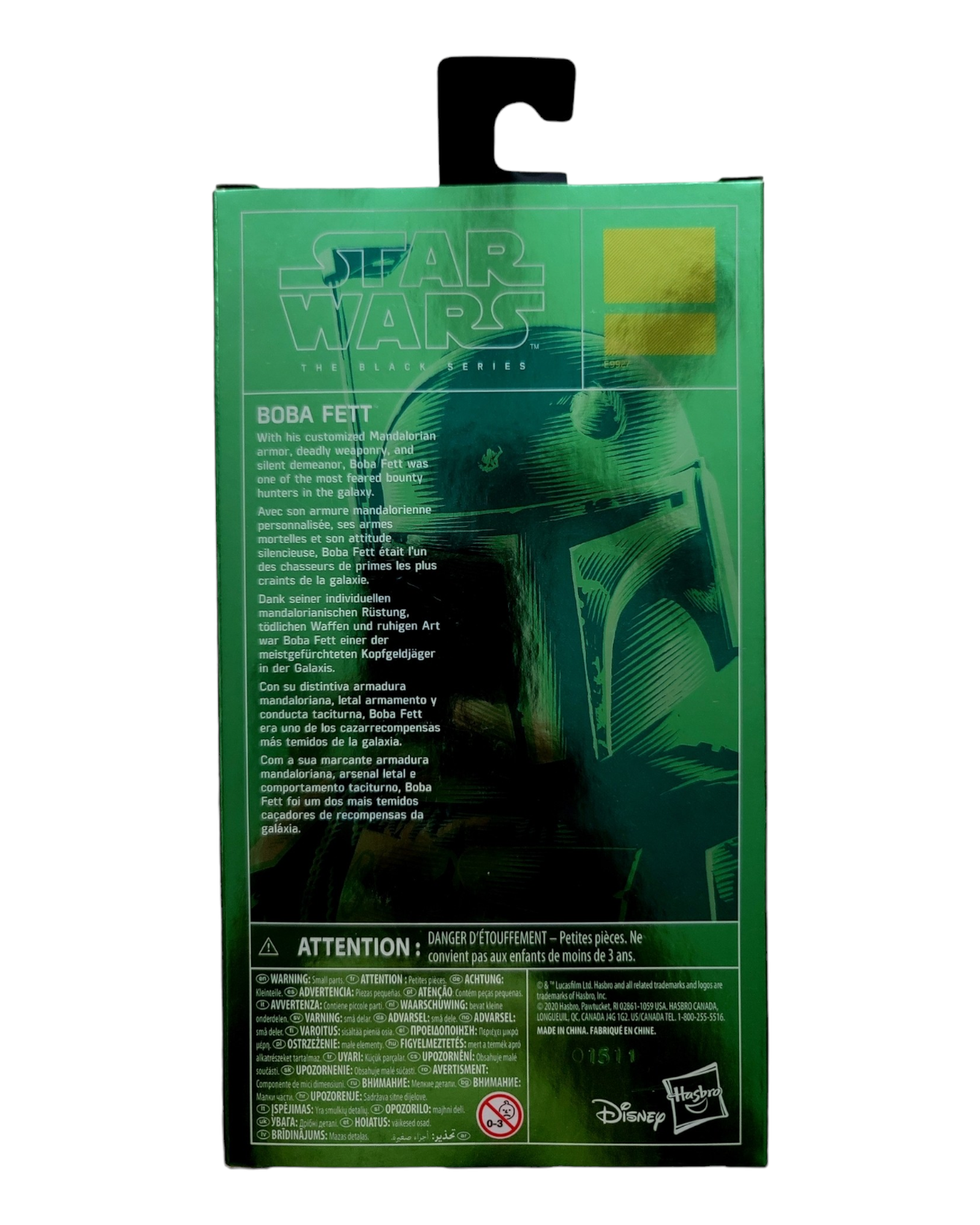 Star Wars Black Series Boba Fett (Carbonized), 6", Hasbro '20