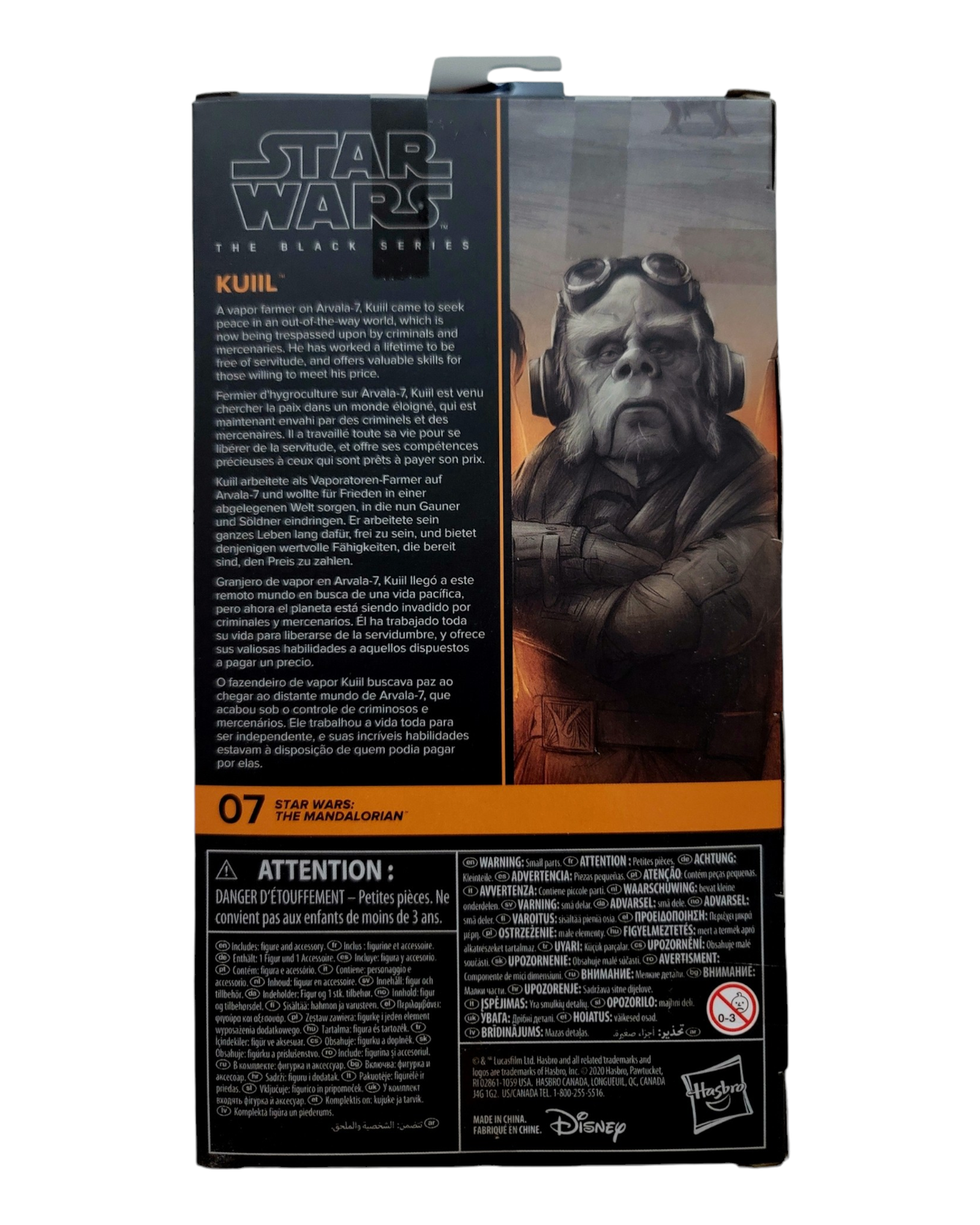 Star Wars Black Series: Mandalorian #07 Kuiil, Hasbro '21