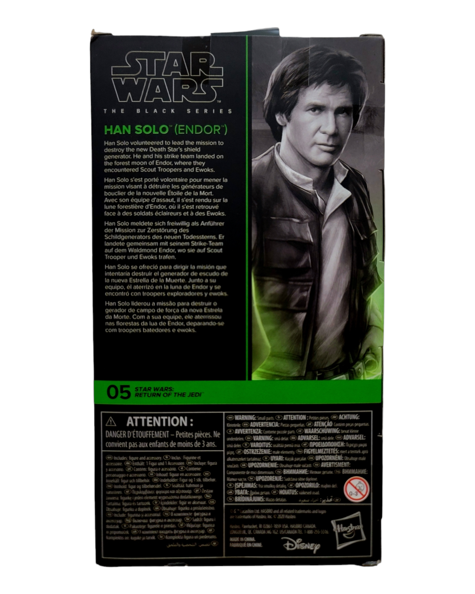 Star Wars Black Series: Return of the Jedi #05 Han Solo, Endor, Hasbro '23