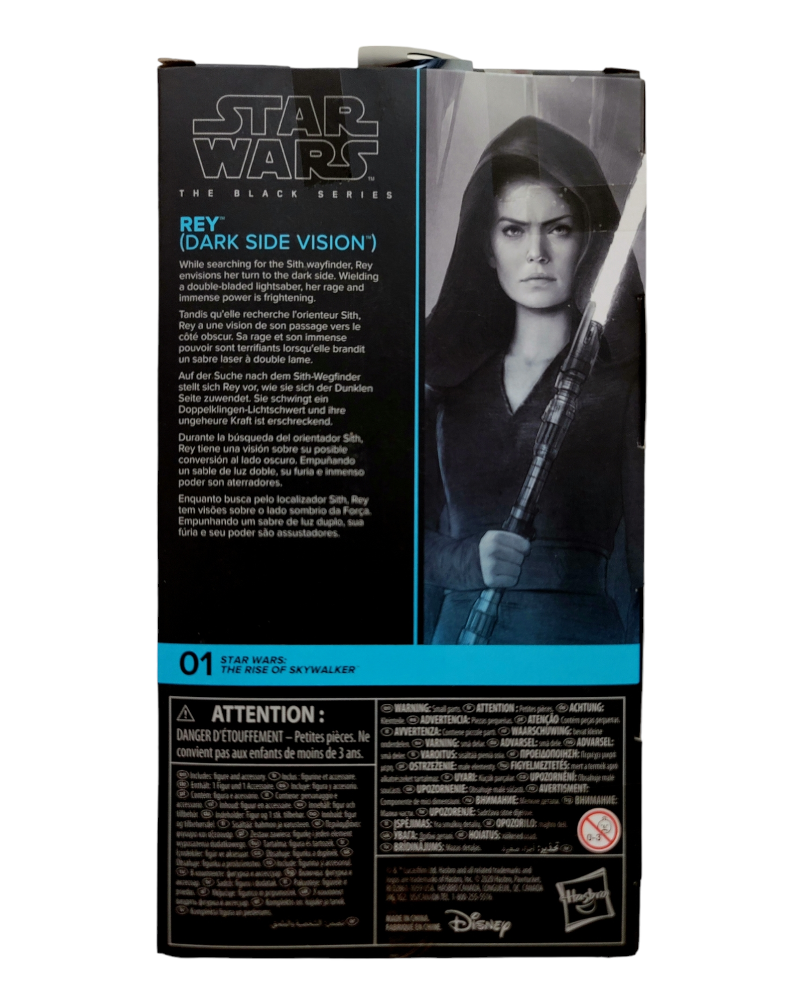Star Wars Black Series: Rise of Skywalker #01 Rey Dark Side Vision, Hasbro '21