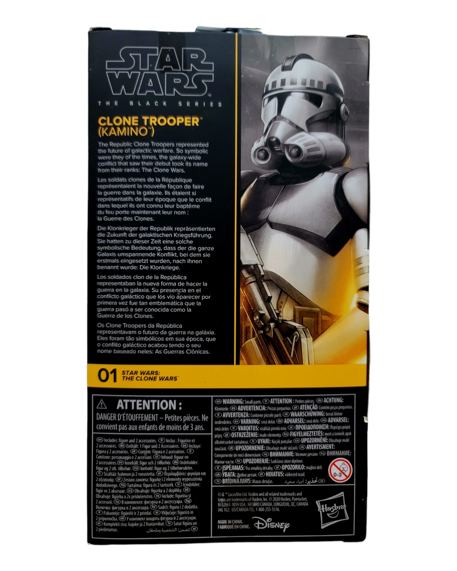 Star Wars Black Series: Clone Wars #01 Clone Trooper Kamino, Hasbro '20