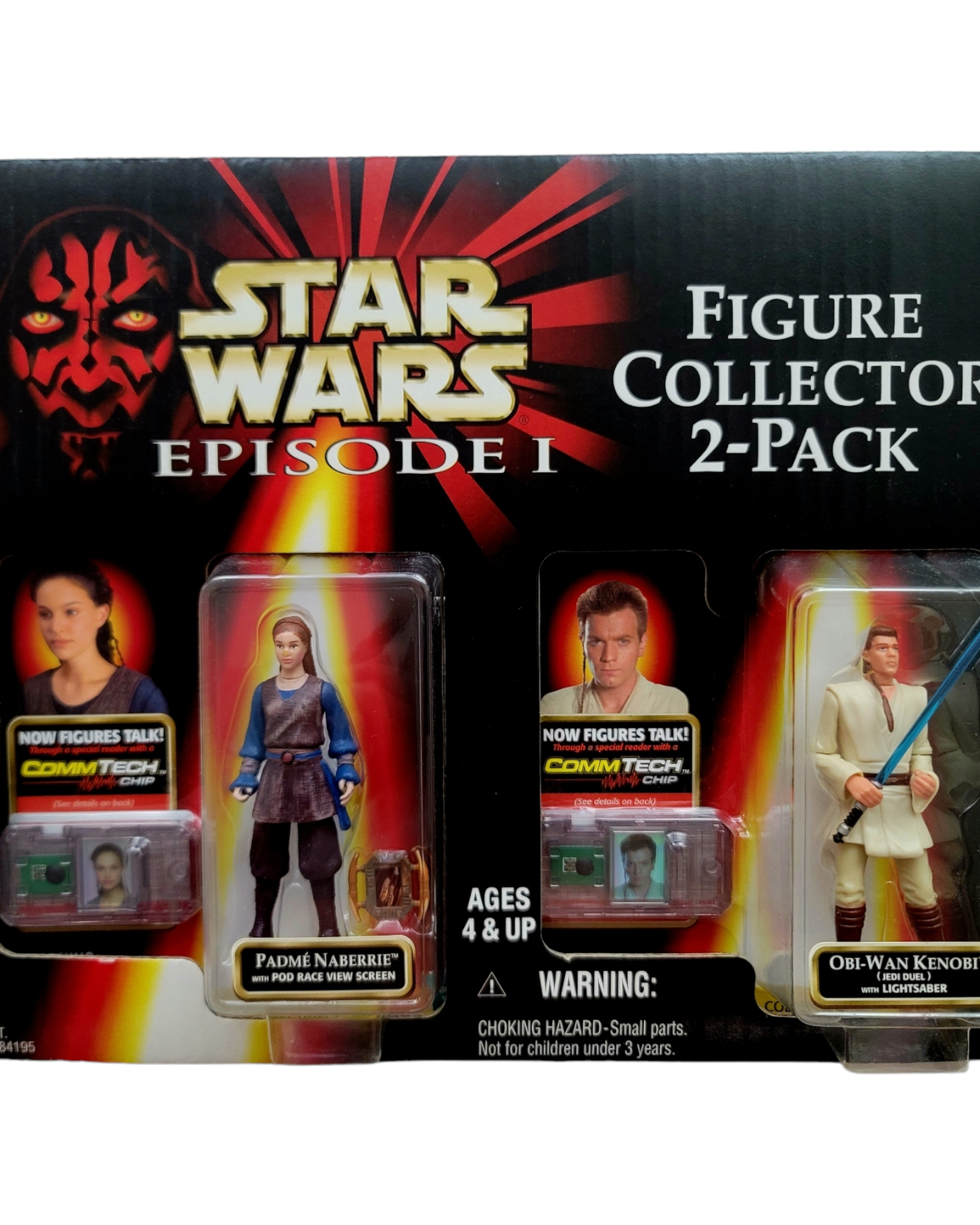 Star Wars Episode I Collection Collector 2 Pack: Padme Naberrie & Obi-Wan, Hasbro '99