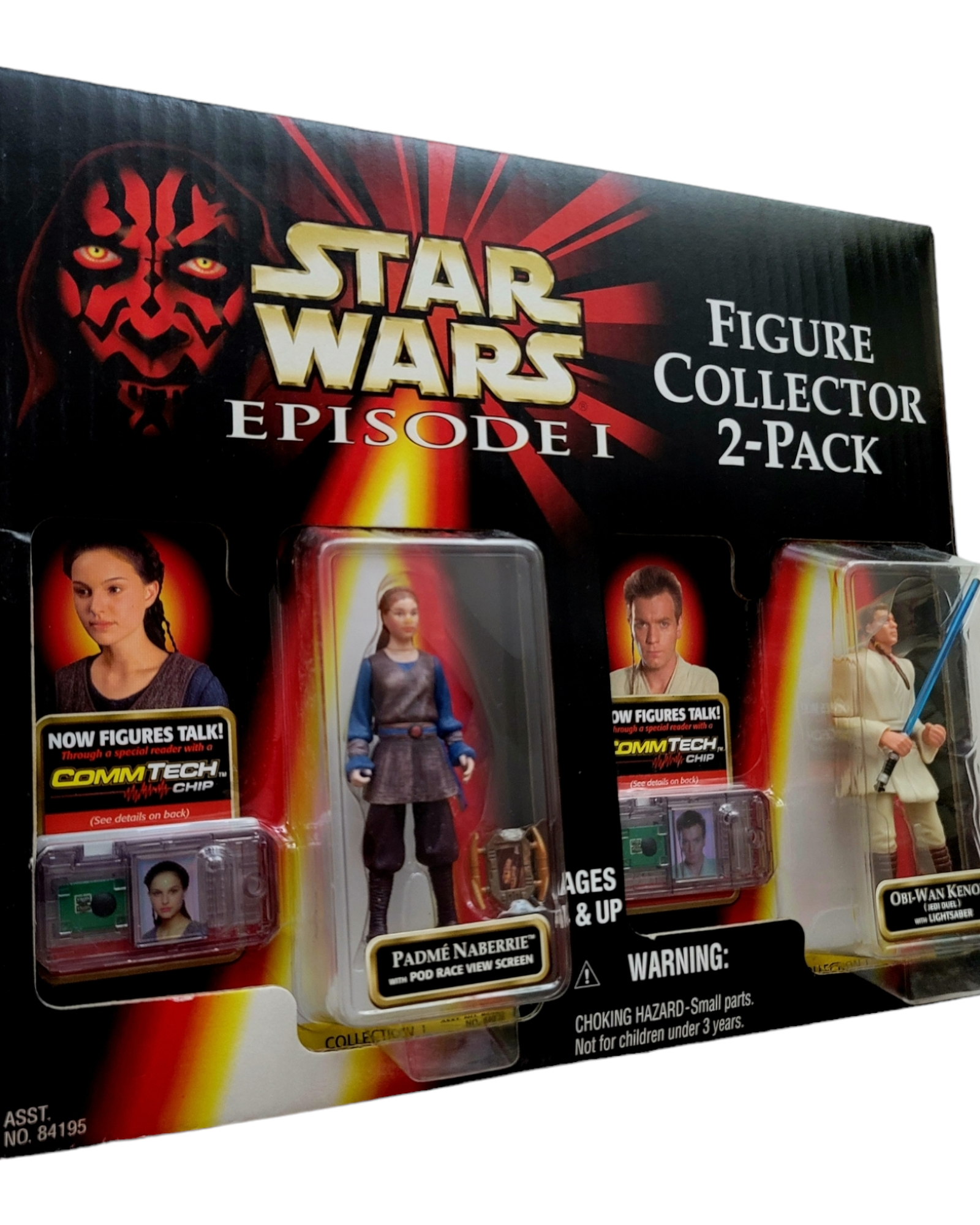 Star Wars Episode I Collection Collector 2 Pack: Padme Naberrie & Obi-Wan, Hasbro '99