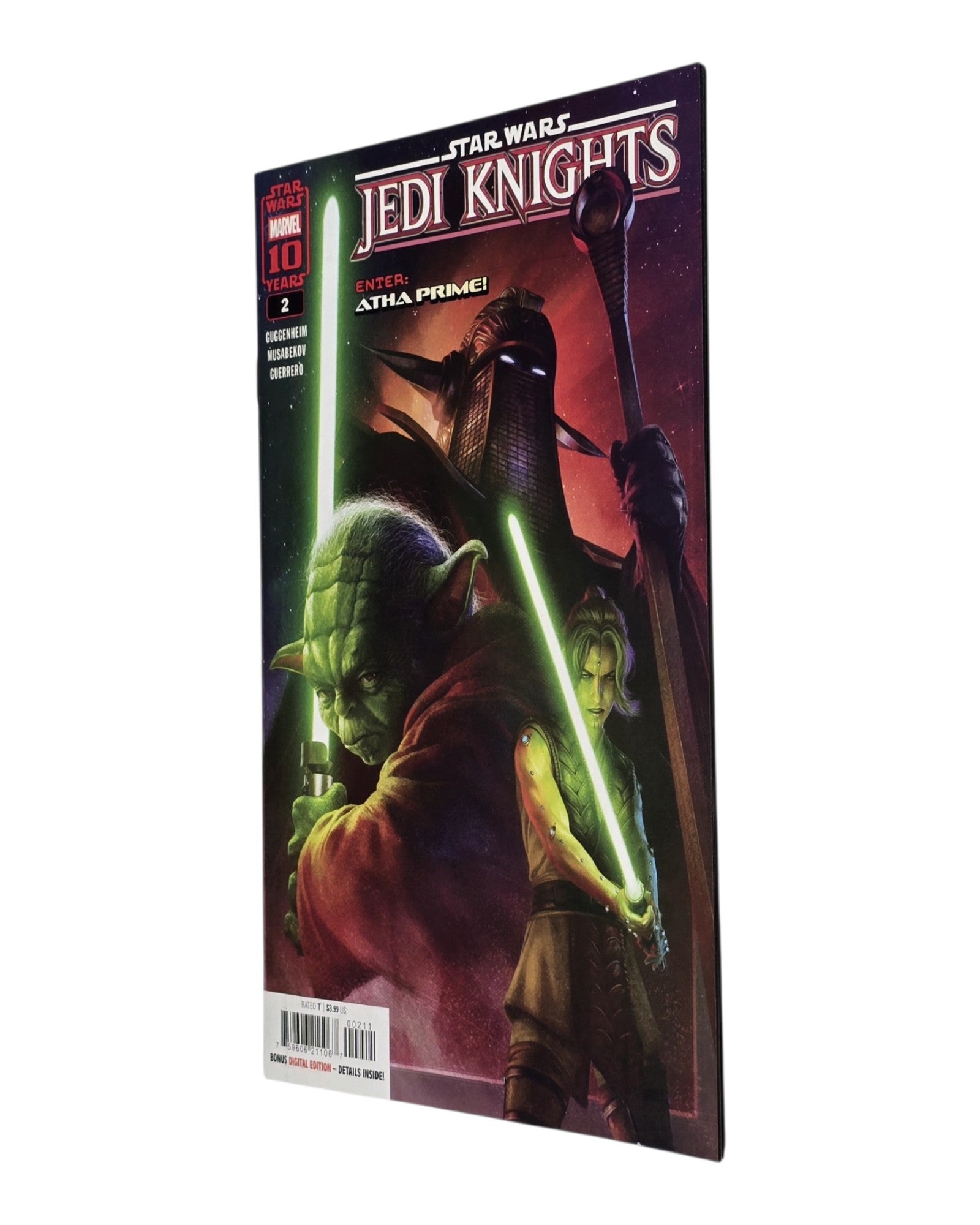 Star Wars: Jedi Knights #2A, Rahzzah Cover, Marvel '25 — front cover, fore edge
