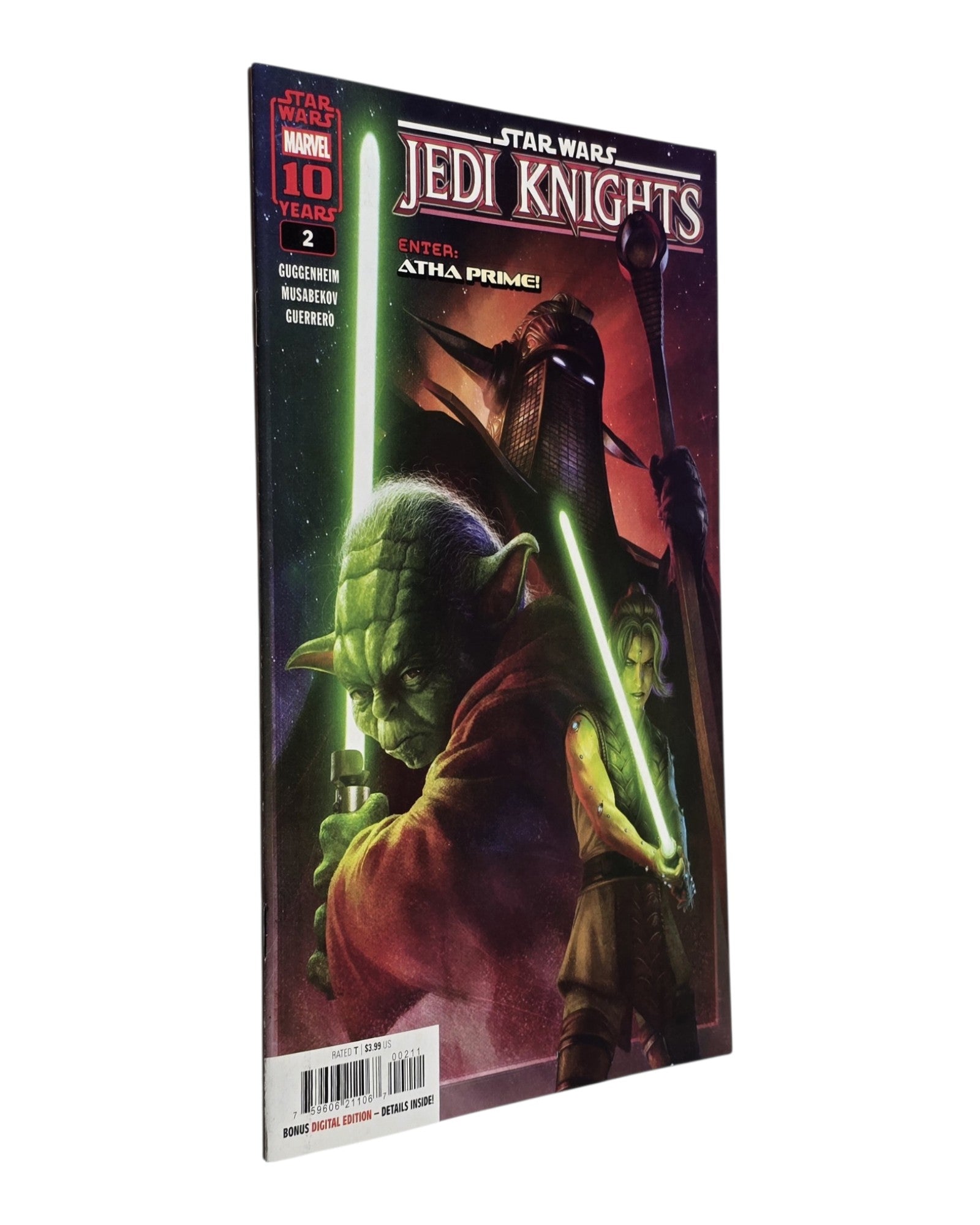 Star Wars: Jedi Knights #2A, Rahzzah Cover, Marvel '25 — front cover, spine edge