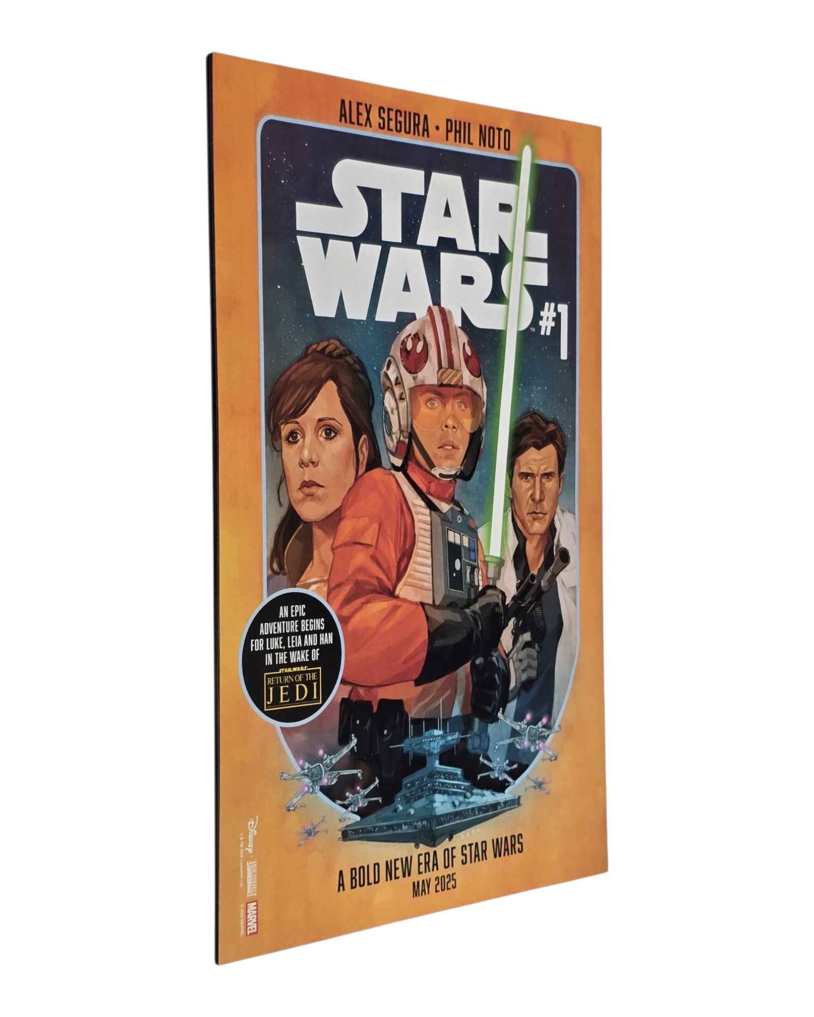 Star Wars: Jedi Knights #2A, Rahzzah Cover, Marvel '25 — back cover, fore edge