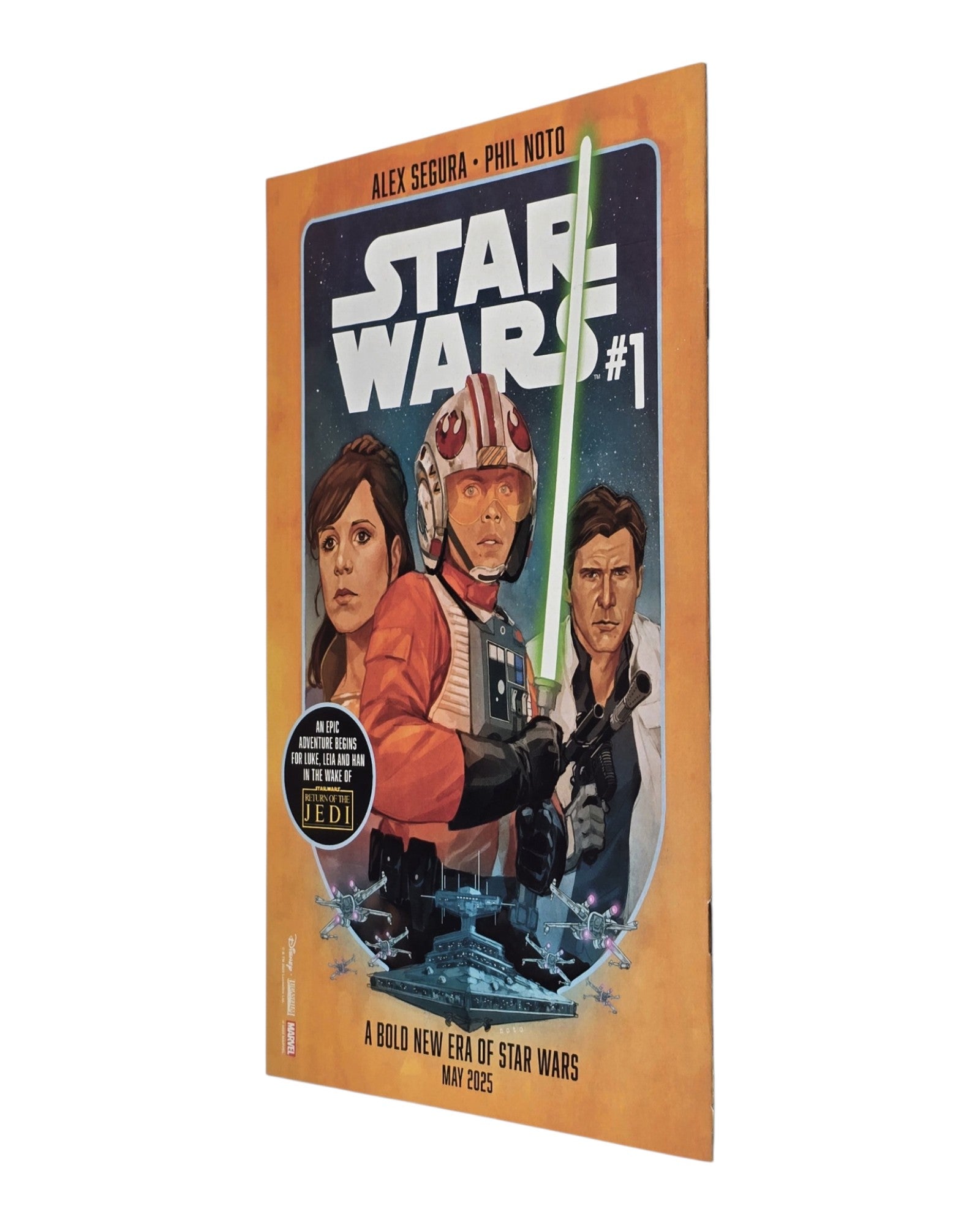 Star Wars: Jedi Knights #2A, Rahzzah Cover, Marvel '25 — back cover, spine edge