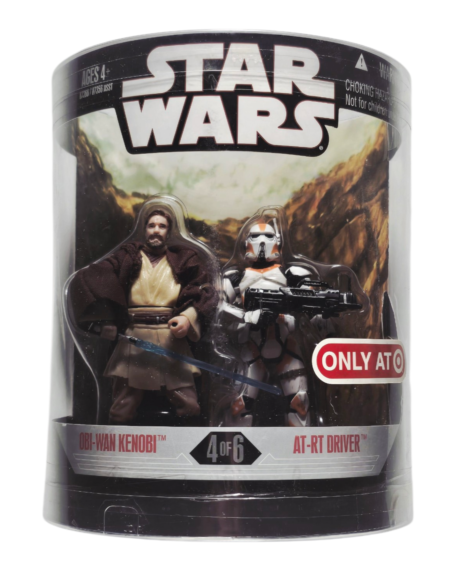 Star Wars 30th Anniversary Order 66 #4 Obi-Wan & AT-RT Driver, Hasbro '06