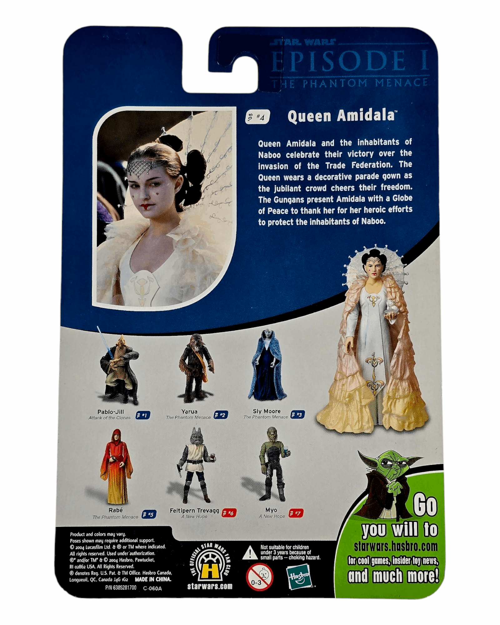 Star Wars OTC Queen Amidala, Celebration Ceremony, Hasbro '05