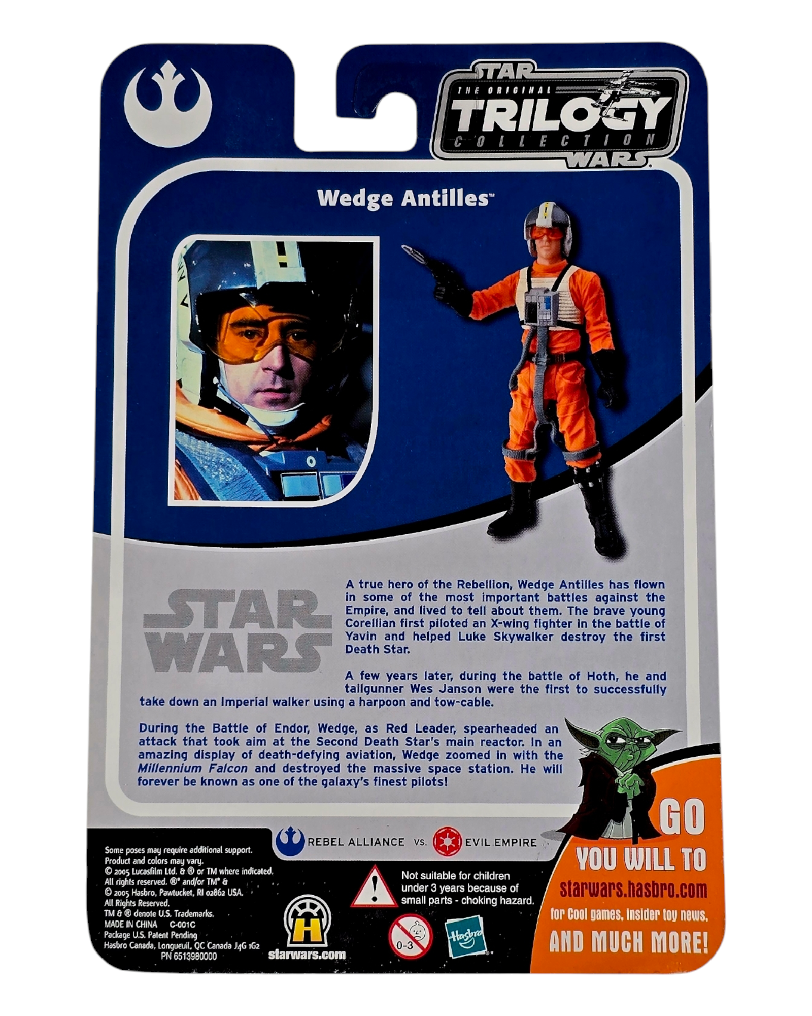 Star Wars Original Trilogy Collection Wedge Antilles, Hasbro '05