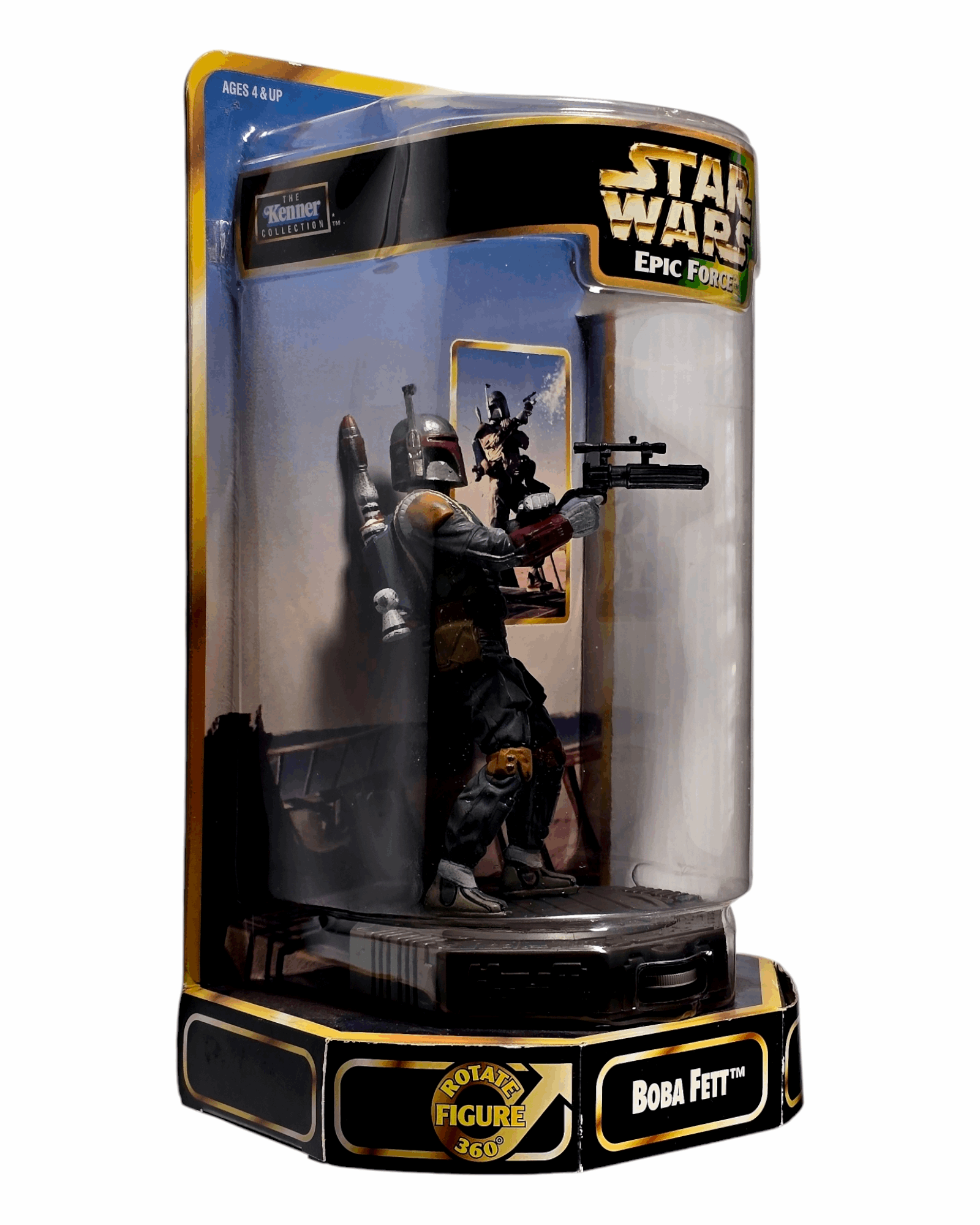 Star Wars POTF, Epic Force Boba Fett, Hasbro