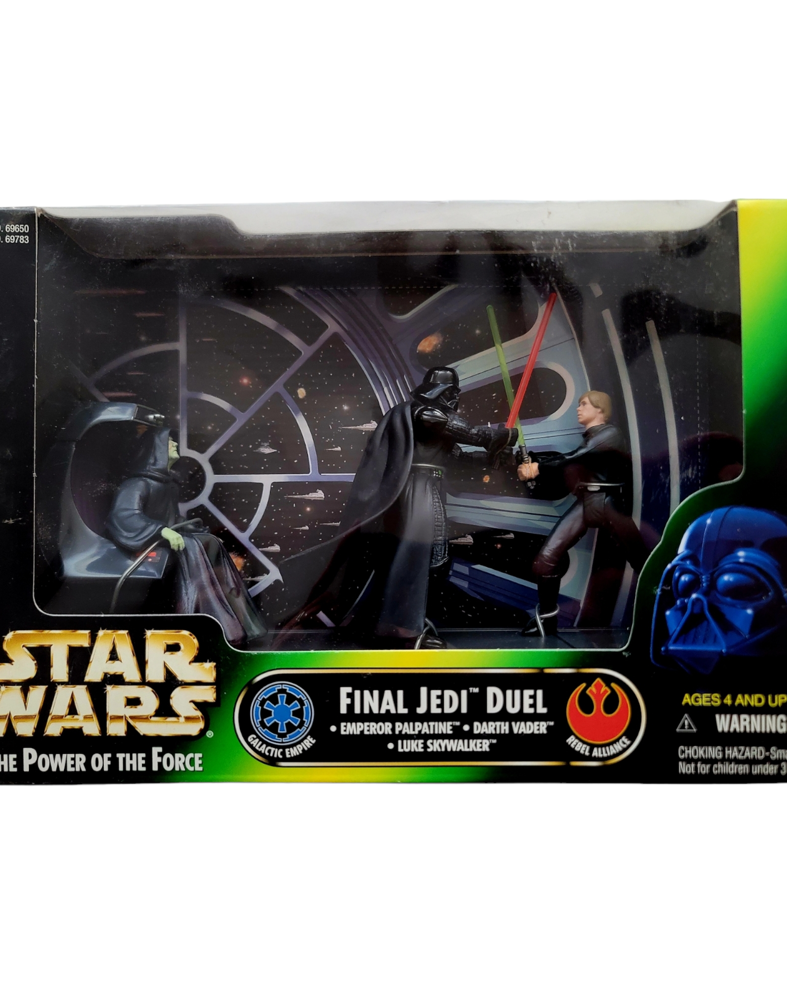 Star Wars POTF2 Cinema Scenes Final Jedi Duel Set, Kenner '97