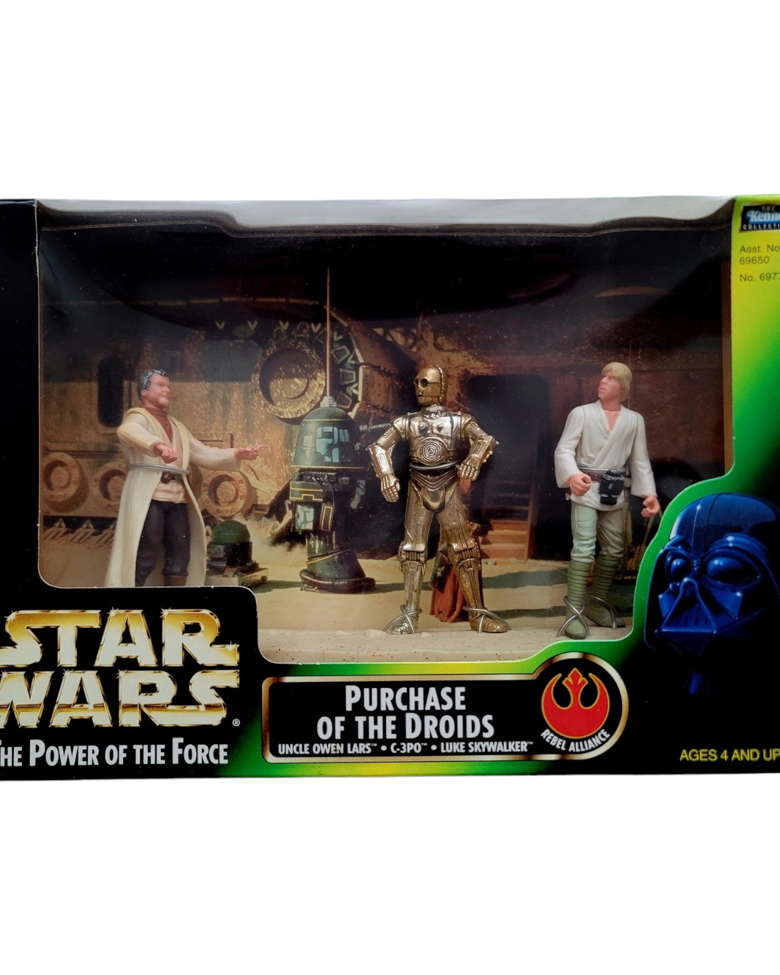 Star Wars POTF2 Cinema Scenes Purchase of the Droids Set, Kenner '97